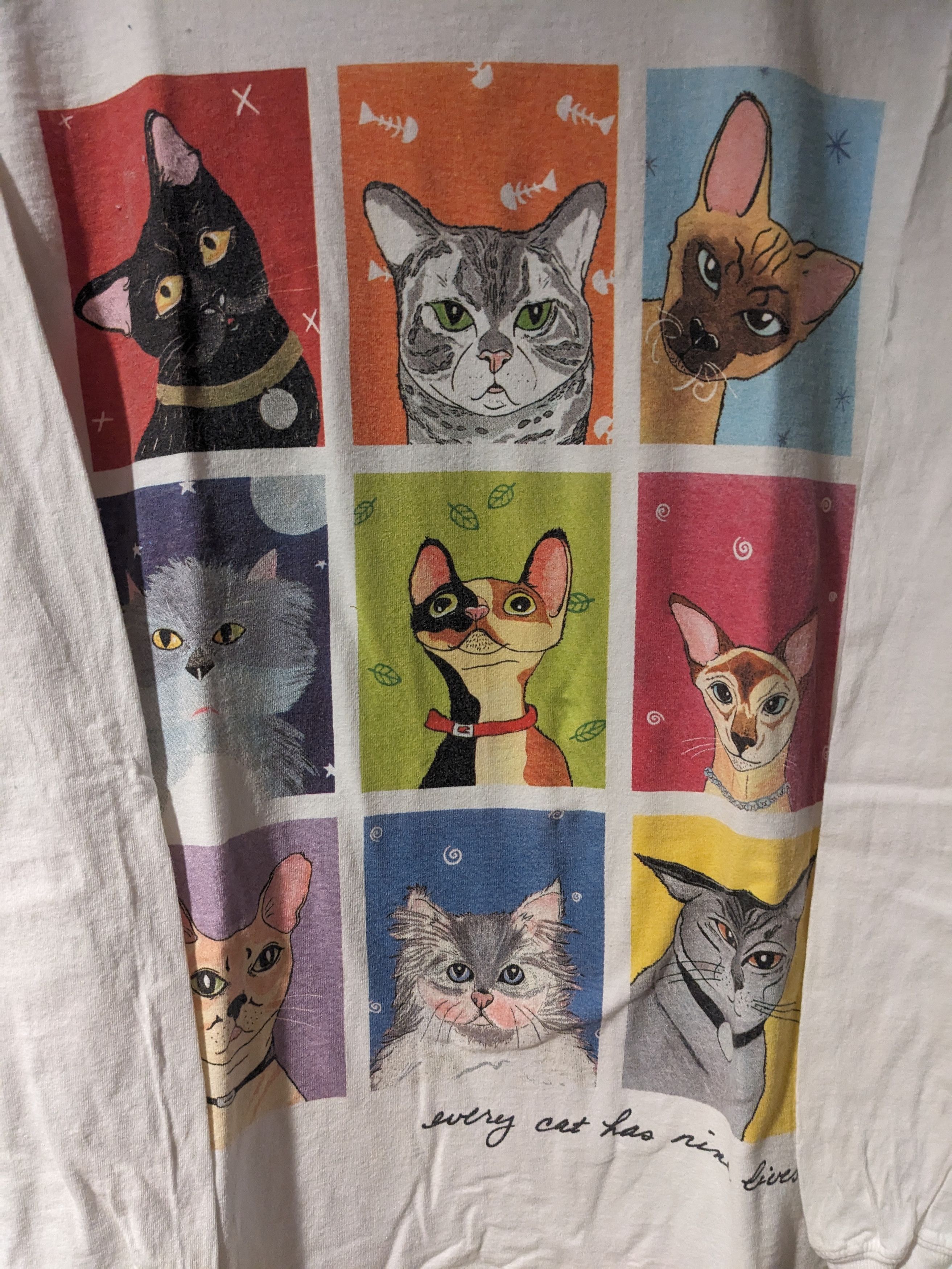 Other Vintage 2000 Cat Animal Nature Portrait Long-Sleeve T-Shirt Size US XXL / EU 58 / 5 - 2 Thumbnail
