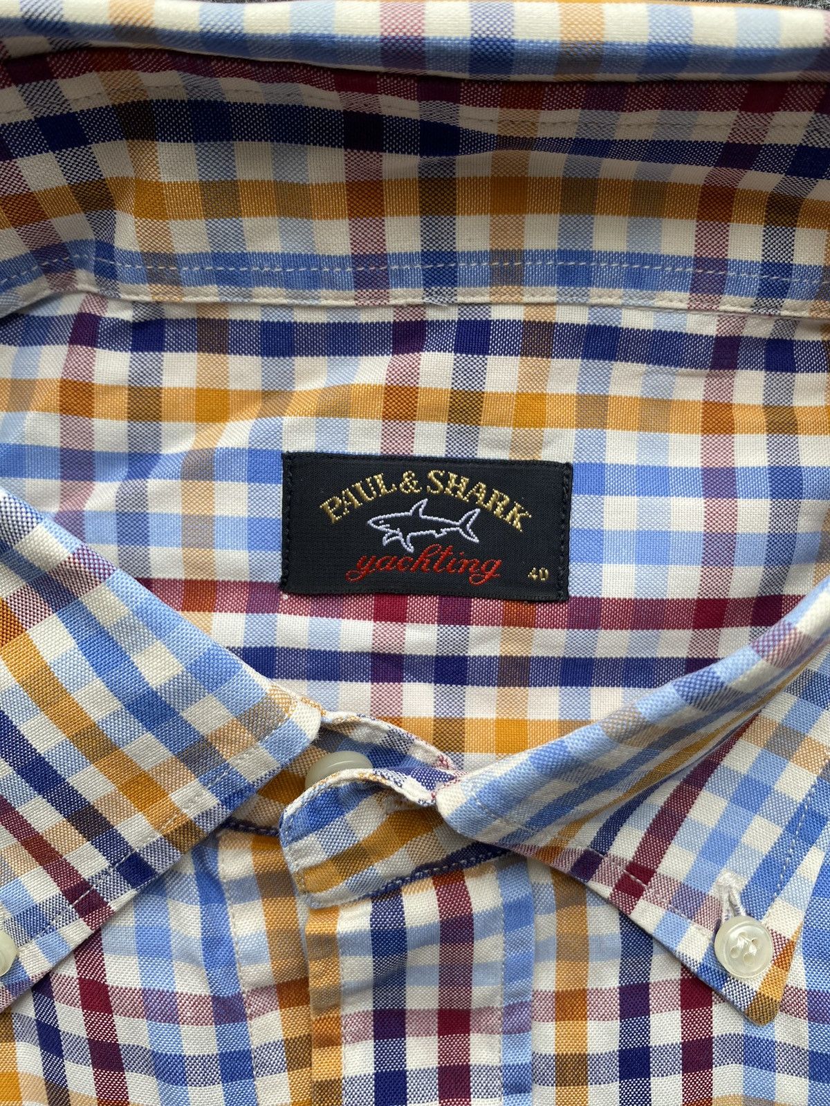 Paul & Shark 🔥Paul Shark Designer Luxury M size shirt button up Size US M / EU 48-50 / 2 - 2 Thumbnail