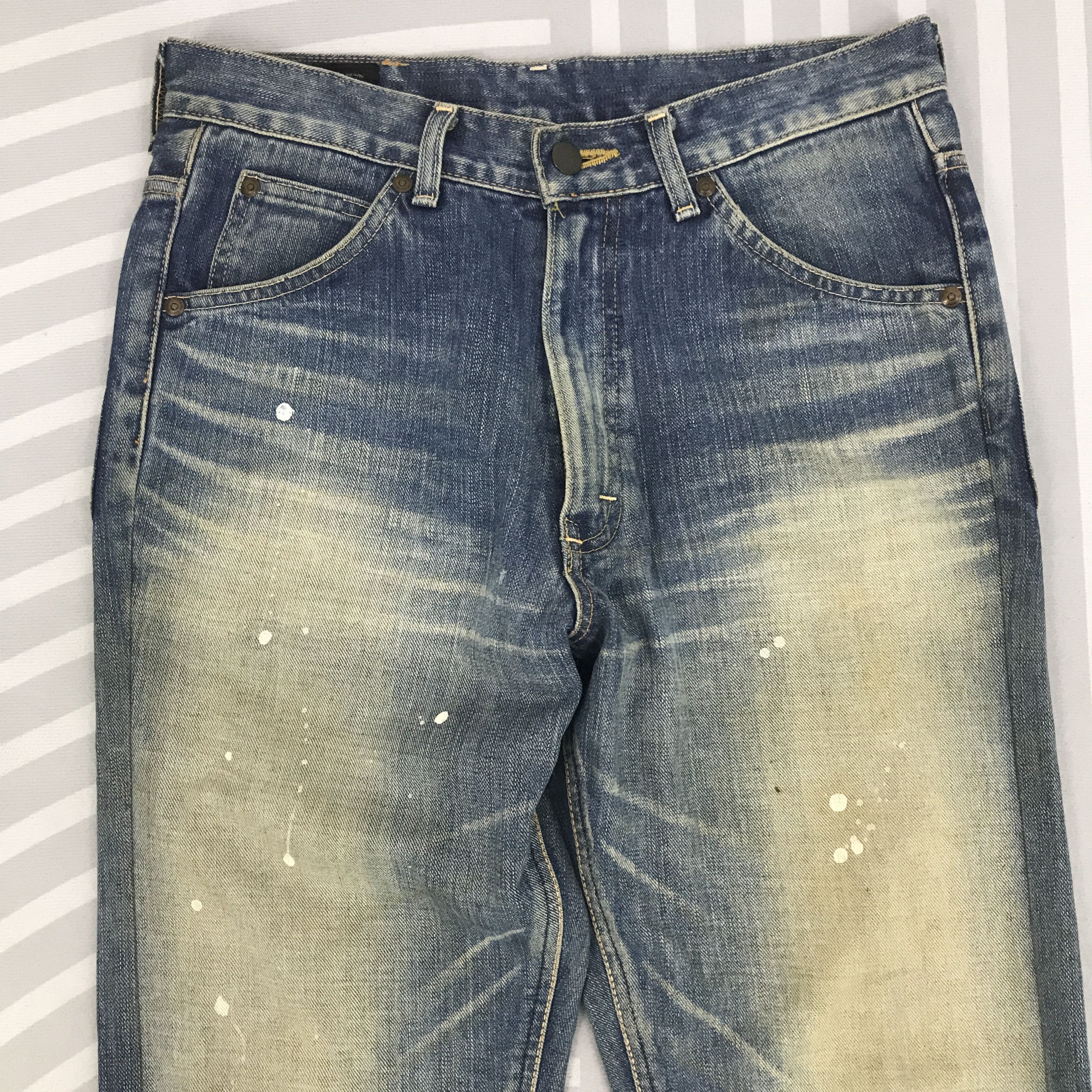 Japanese Brand × Lee × Vintage Vintage Lee Raiders Rusty style denim pants Size US 29 - 3 Thumbnail