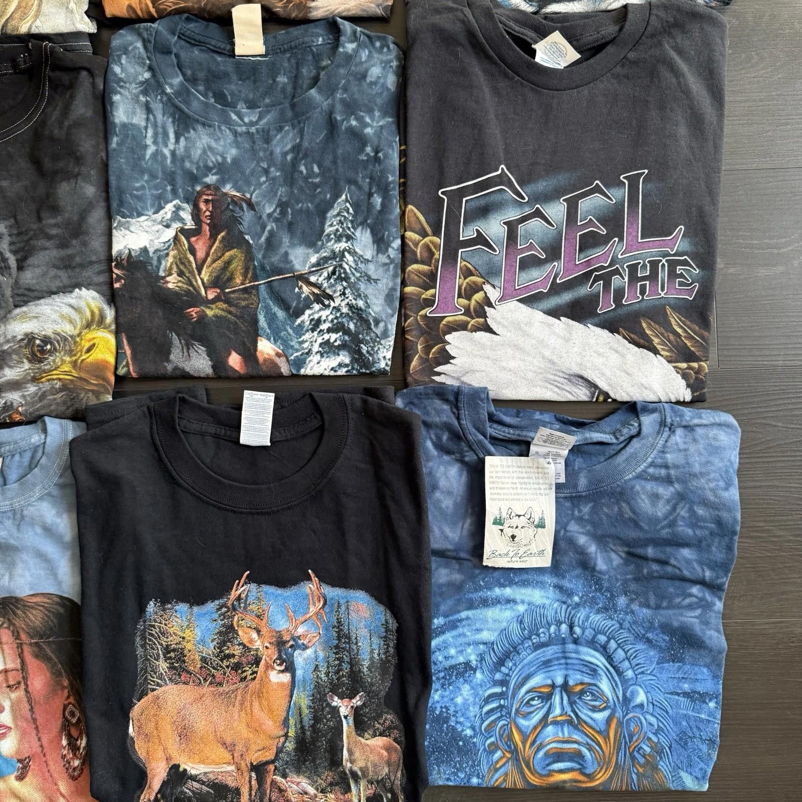 Vintage Vintage Nature Animal T-Shirt Lot 12 The Mountain Wildlife Size US M / EU 48-50 / 2 - 3 Thumbnail