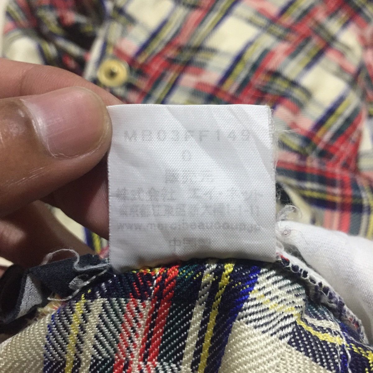 Issey Miyake Vintage Mercibeaucoup Issey Miyake Drop Crotch Tartan Pants Size US 29 - 8 Thumbnail