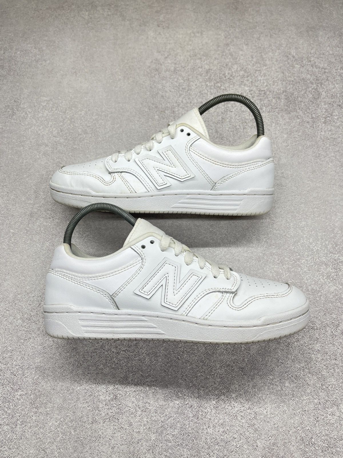 New Balance Womens New Balance 480 White Sneakers Size 39.5 Size US 6.5 / IT 36.5 - 2 Thumbnail