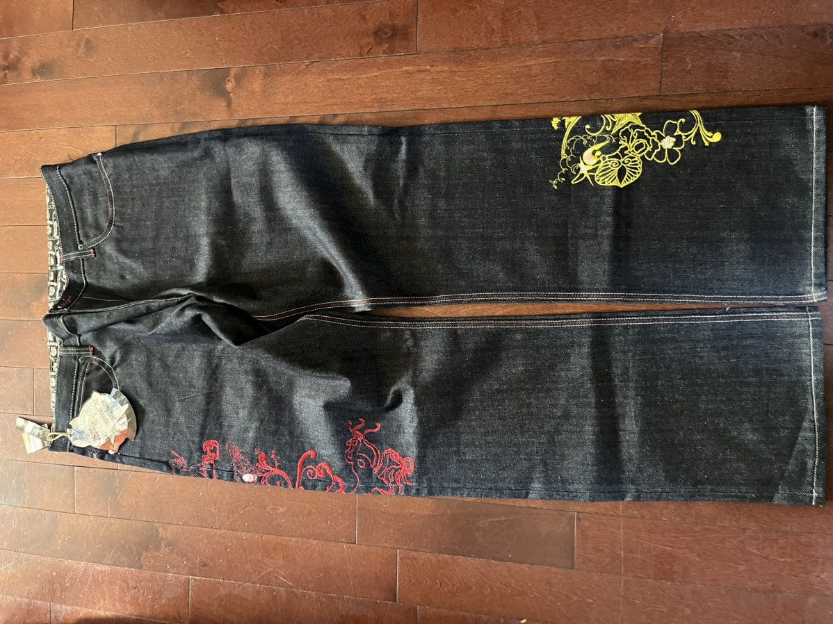 Artful Dodger × Japanese Brand × Vintage Baggy Japanese pants embroidered Size US 40 / EU 56 - 2 Thumbnail