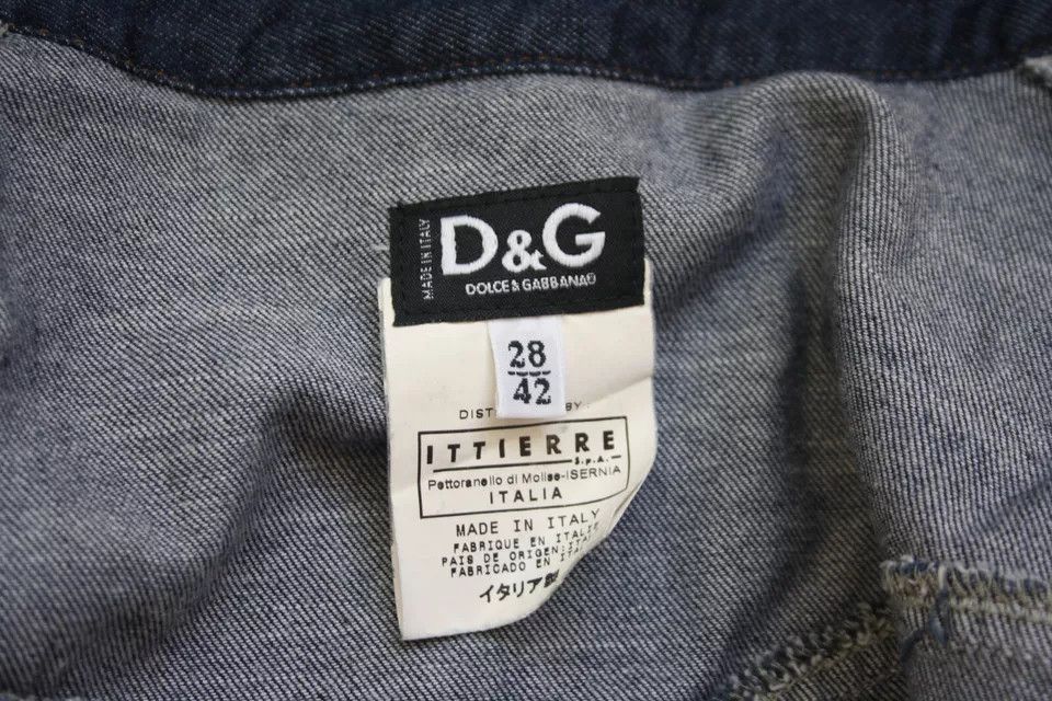 Dolce & Gabbana Dolce & Gabbana Denim short sleeved shirt womens Size M / US 6-8 / IT 42-44 - 10 Thumbnail