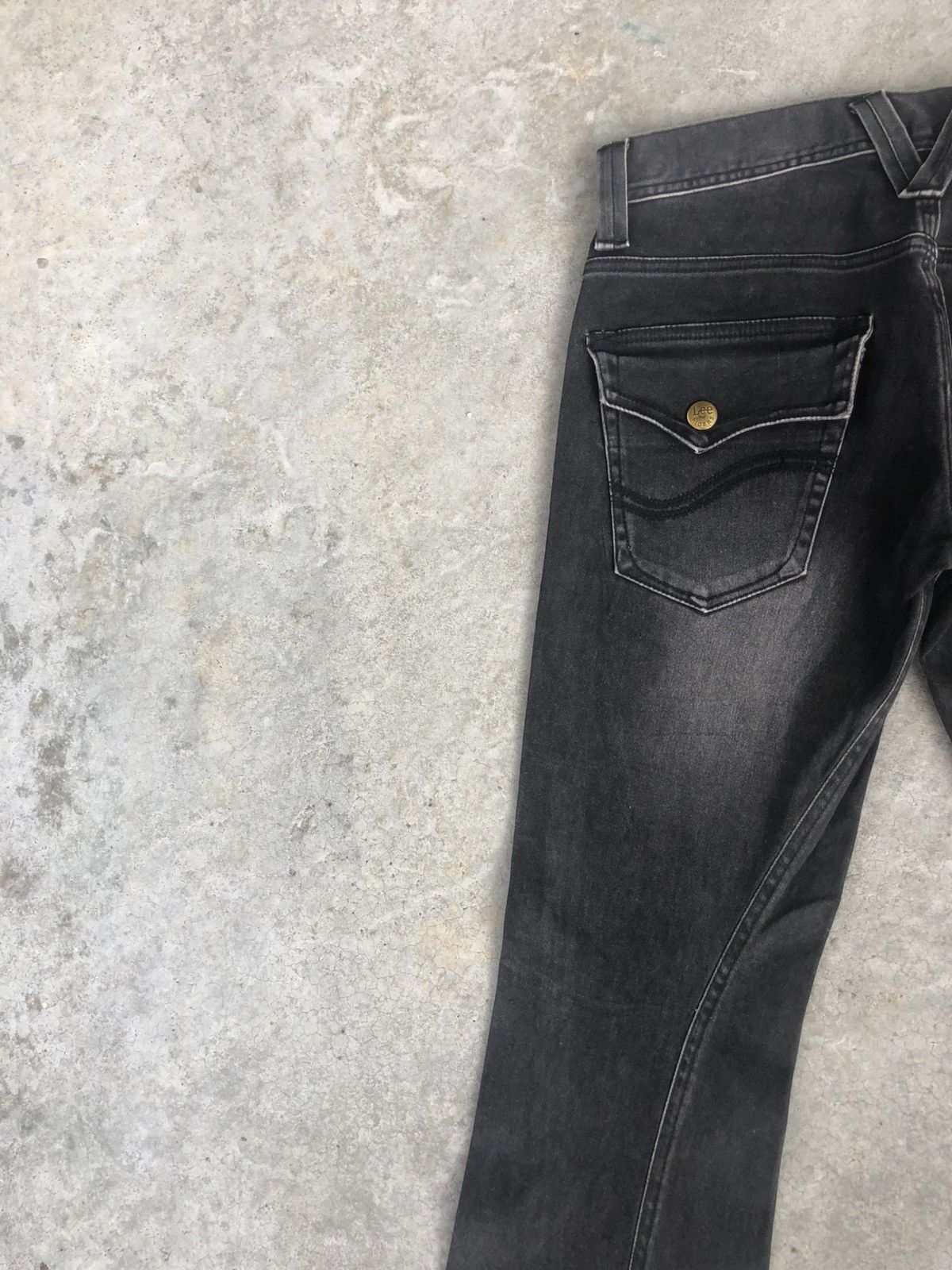 Lee Japanese Lee Flared Jeans Distressed Jeans Suede Size US 32 / EU 48 - 9 Thumbnail