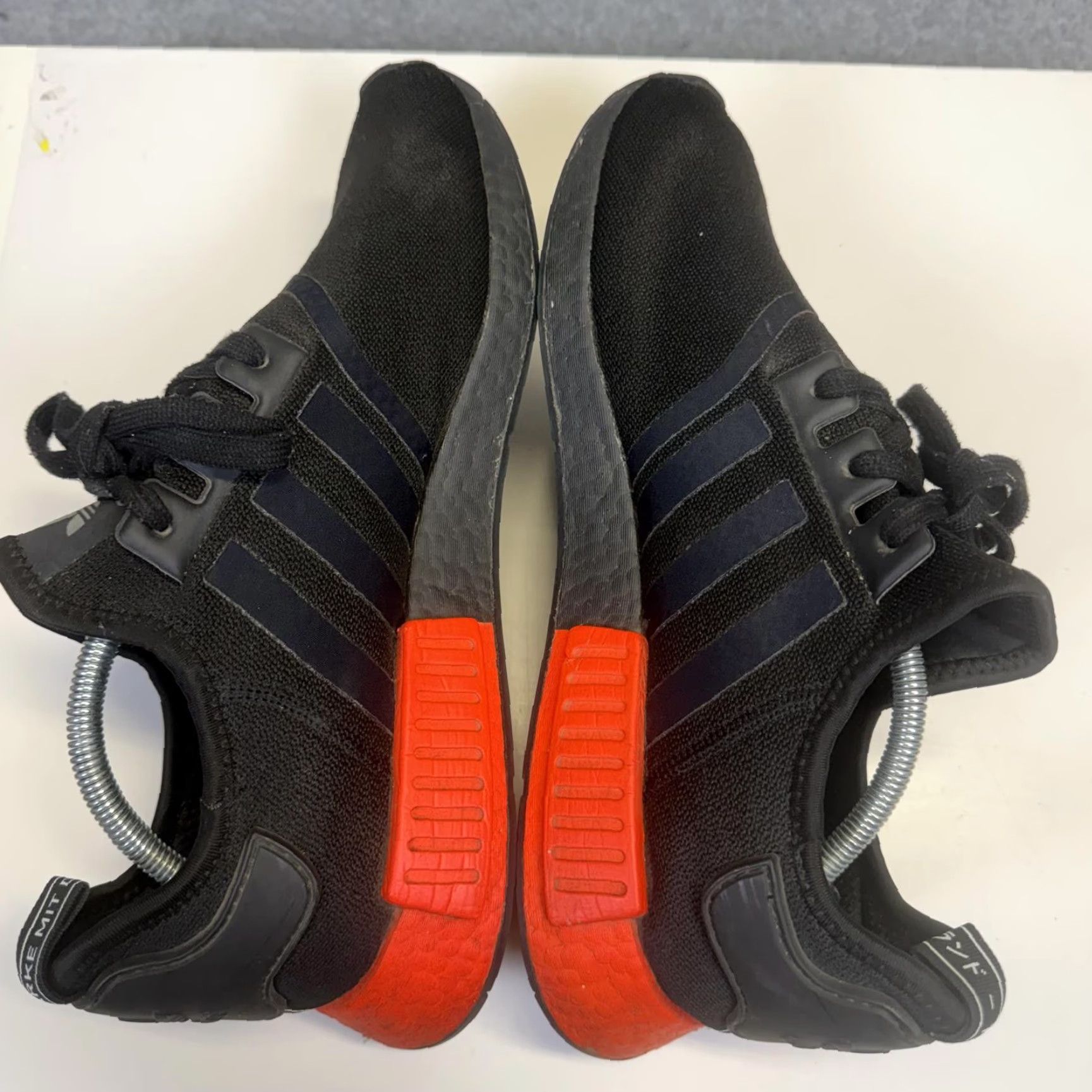 Adidas Adidas Originals NMD R1 Men Runner EE5107 Core Black Solar Red Japan Rare 13 Black Mens Sneakers Size US 13 / EU 46 - 6 Thumbnail