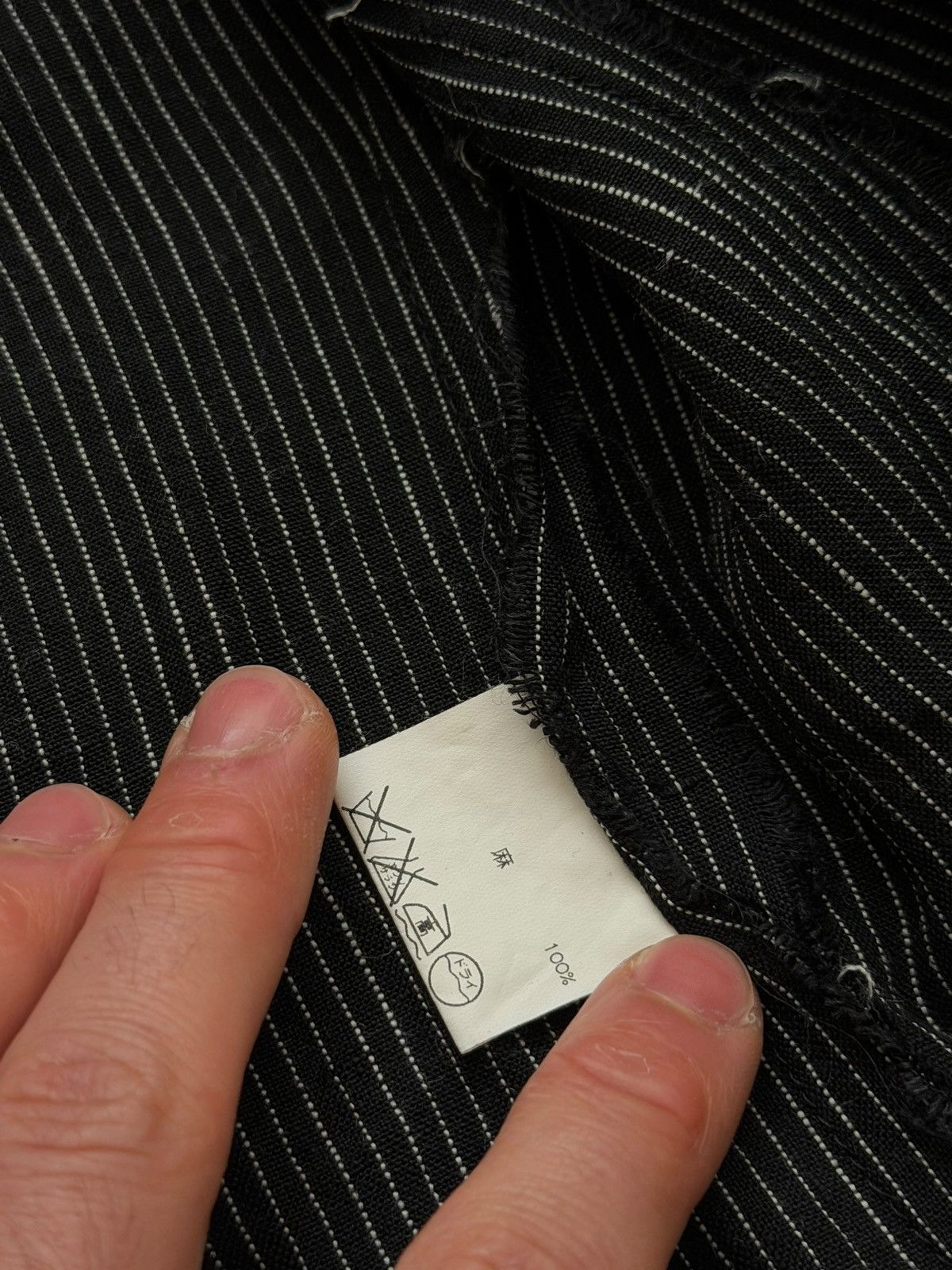 Greg Lauren 2014 DB Dickens Microbeadstripe Linen Blazer Coat Size US S / EU 44-46 / 1 - 11 Thumbnail