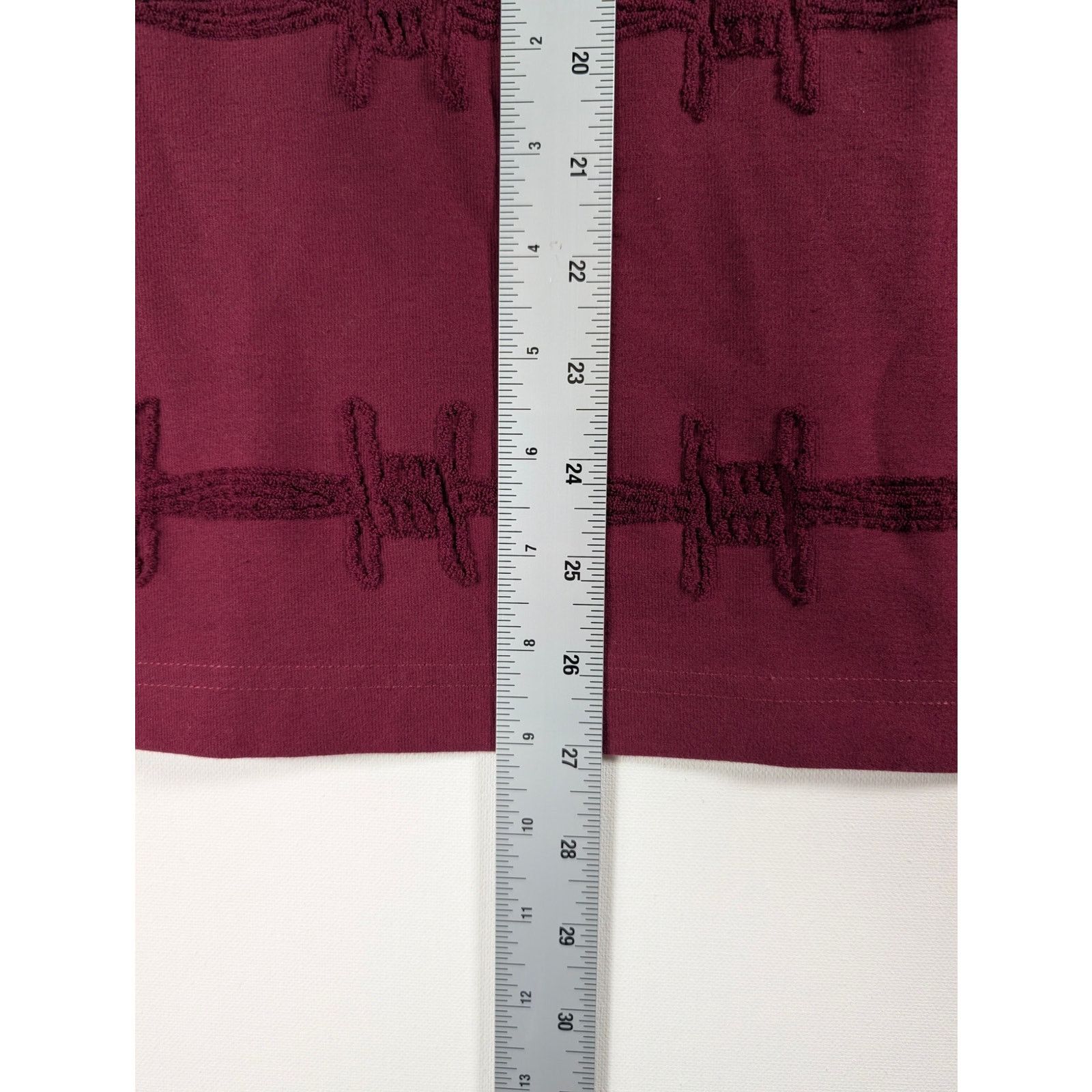Brain Dead Brain Dead Burgundy Barbed Wire Burnout Long Sleeve Shirt M Size US M / EU 48-50 / 2 - 8 Thumbnail