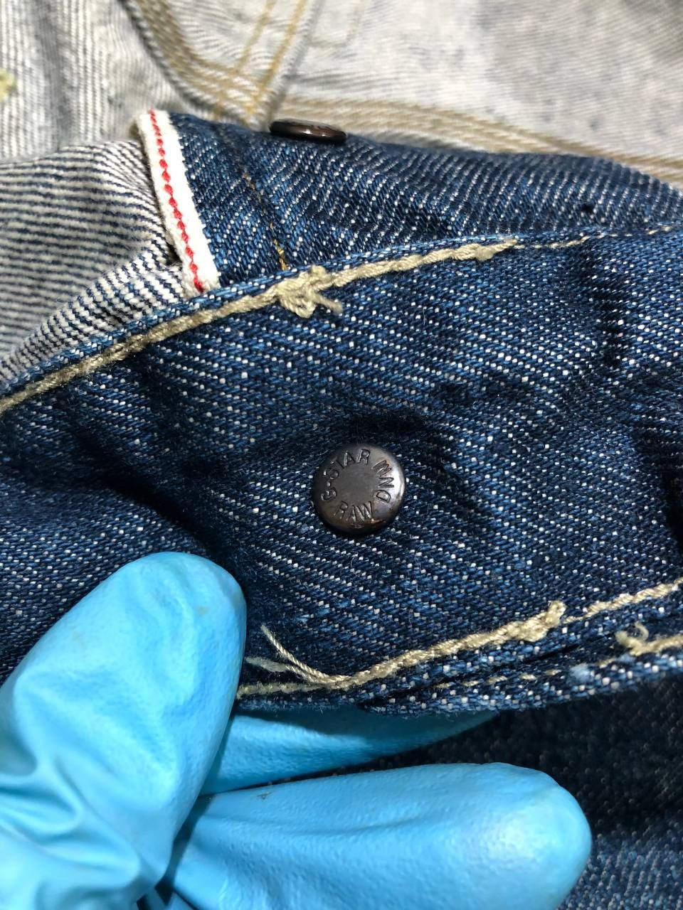 G-Star Vintage Gstar Raw Japanese Avant Garde Opium Y2K Denim Jeans Size US 33 - 15 Thumbnail