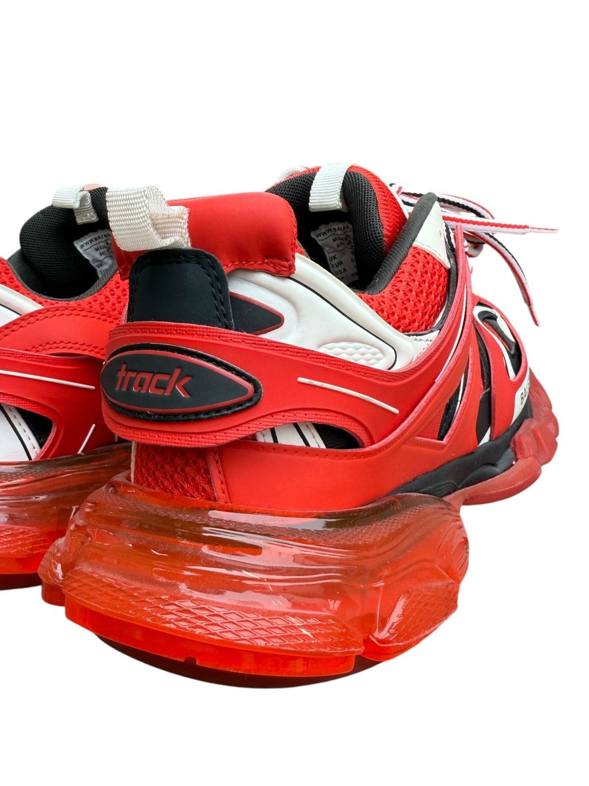 Balenciaga Balenciaga red track 2 sneakers Size US 10 / EU 43 - 5 Thumbnail