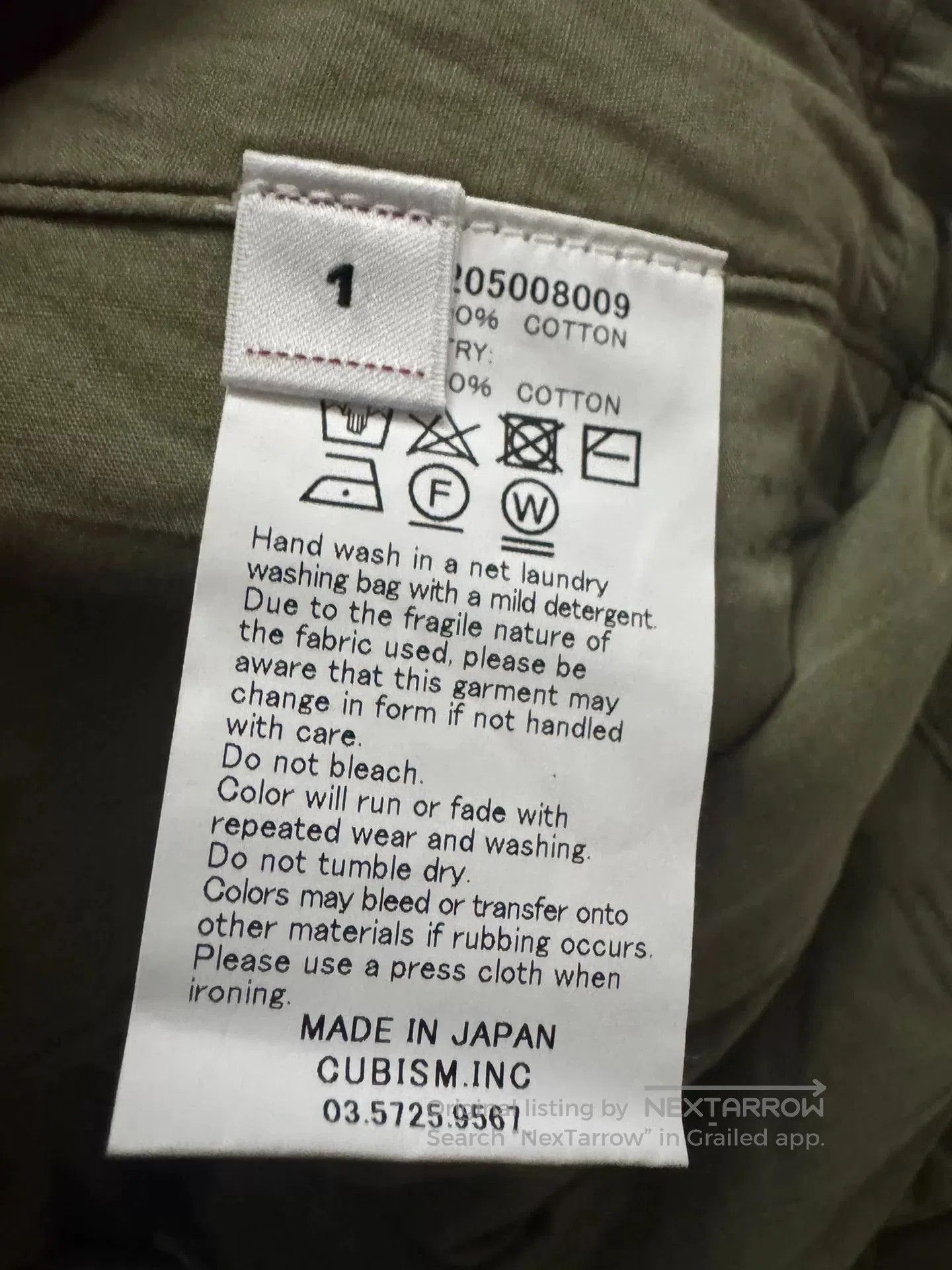 Visvim visvim wide chino pants in green. Size US 28 / EU 44 - 4 Thumbnail