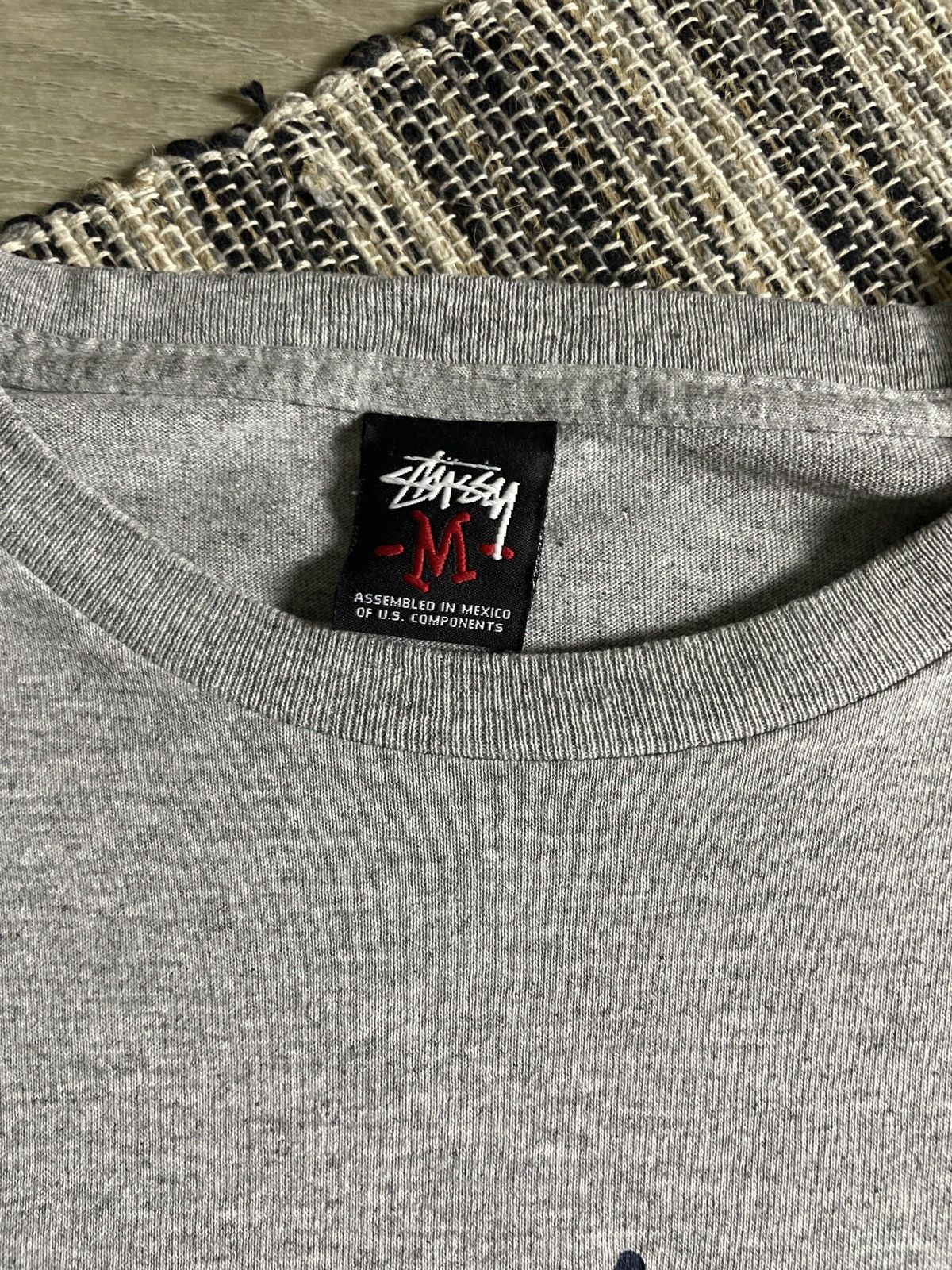 Stussy STUSSY 00s Increase The Peace Vintage Gray Logo T-Shirt M Size US M / EU 48-50 / 2 - 4 Thumbnail