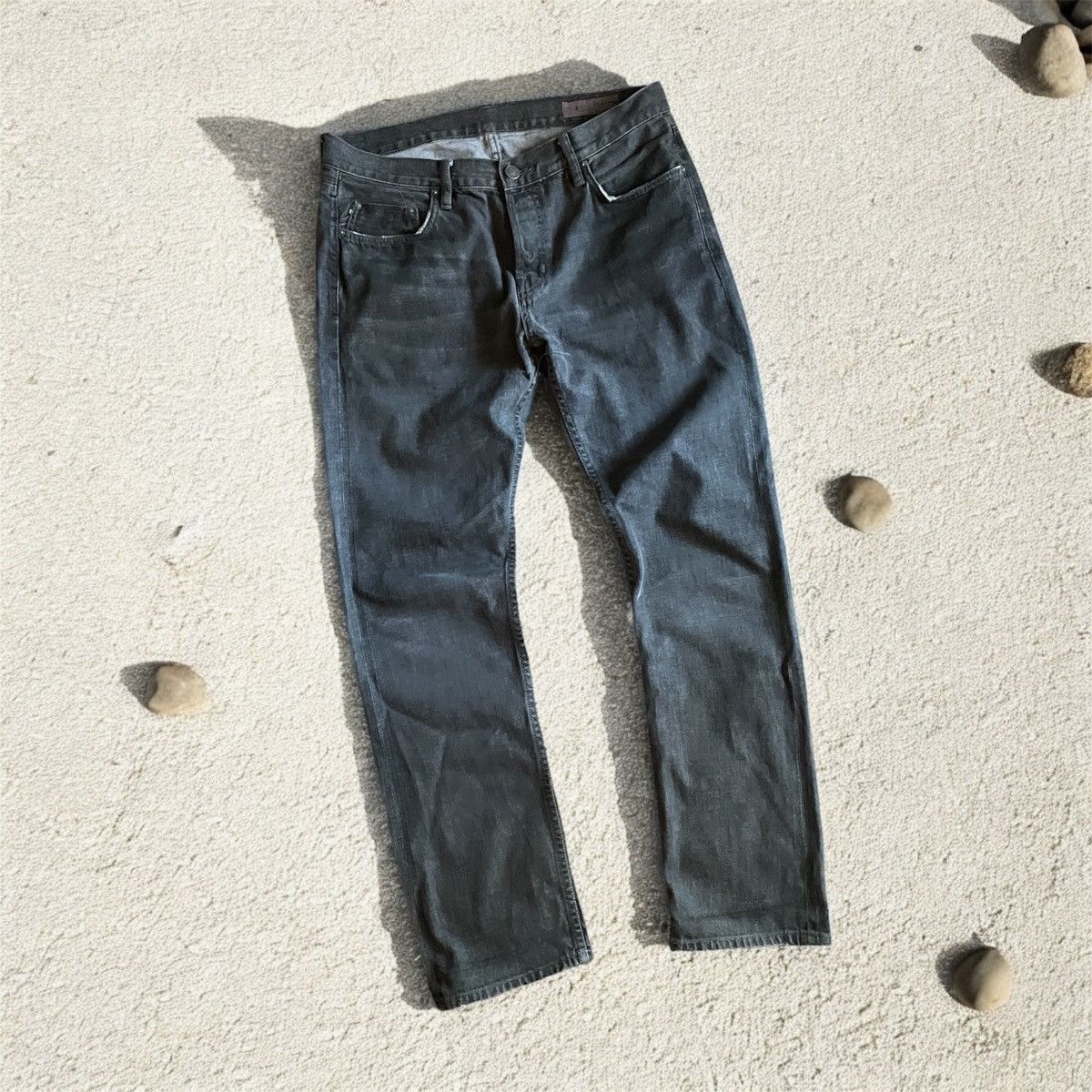 Allsaints × Iggy × Vintage Vintage AllSaints Iggy Slim Fit Grey Jeans Size US 34 / EU 50 - 2 Thumbnail