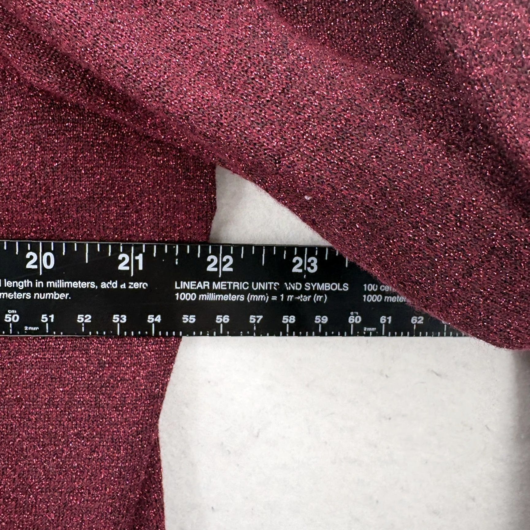 Talbots VINTAGE Talbots Cardigan Sweater Womens 2X Burgundy Metallic Button Up Sparkle Holiday Size XXL / US 16-18 / IT 52-54 - 7 Thumbnail