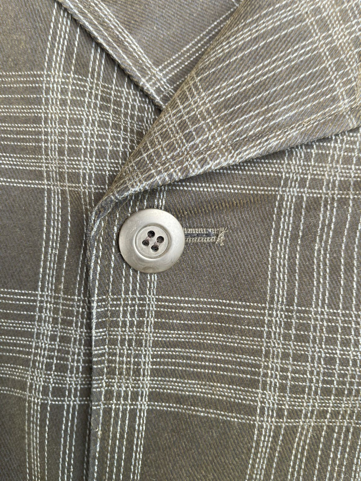 Michel Klein Vintage Michel Klein Homme Plaid Double-Breasted Jacket Size US M / EU 48-50 / 2 - 4 Thumbnail