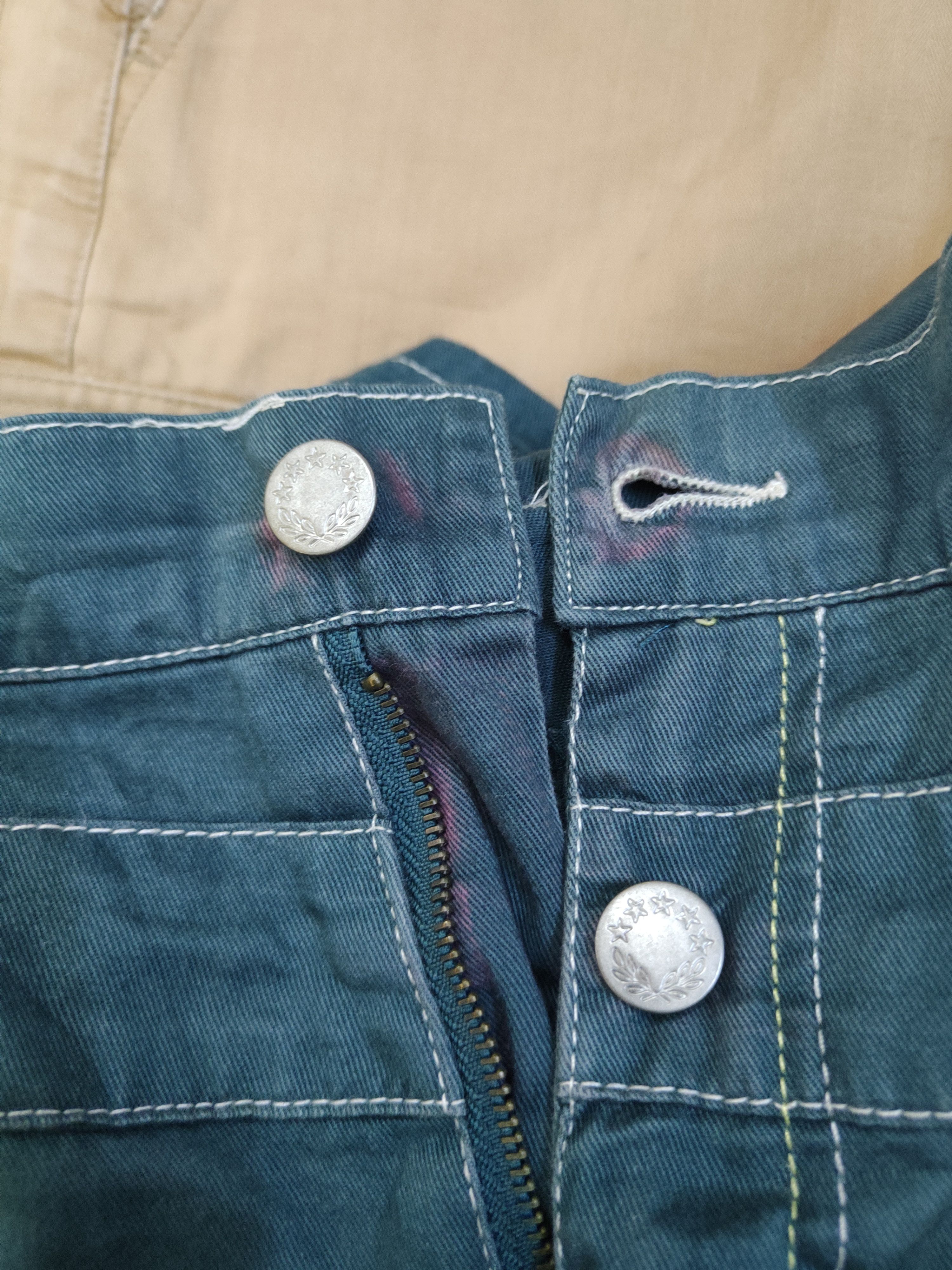 Japanese Brand Japan double waist Faded Multipocket Casual Pants #W1784 Size US 29 - 15 Thumbnail