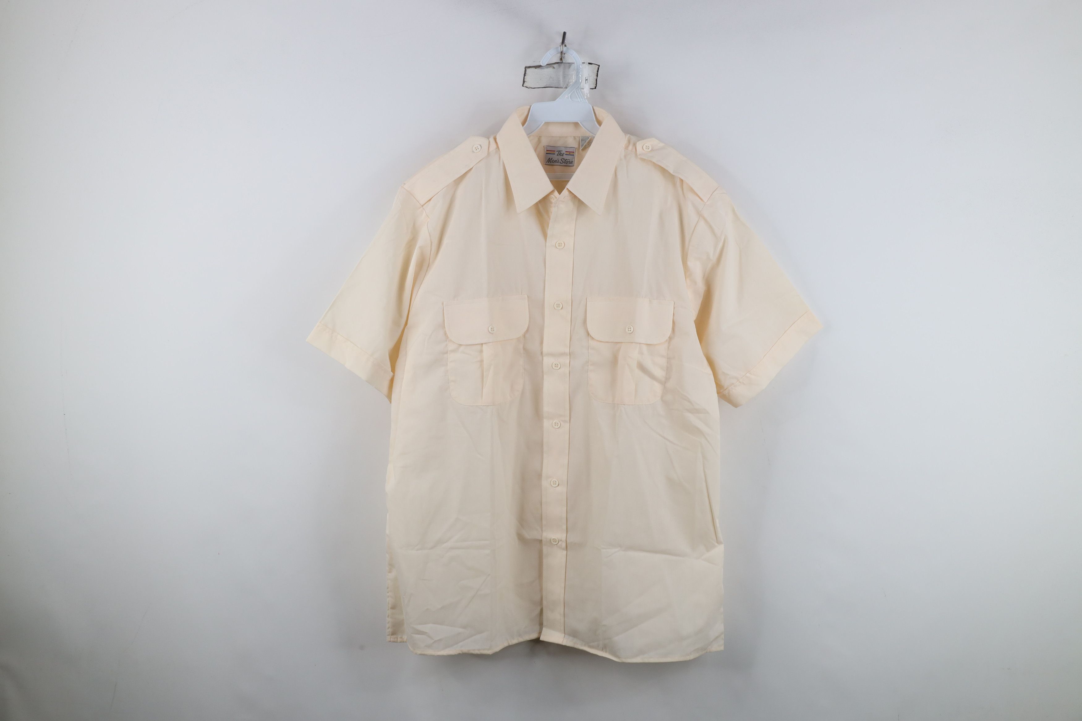 Vintage Vintage 70s Streetwear Safari Collared Button Shirt Pink Size US L / EU 52-54 / 3 - 1 Thumbnail