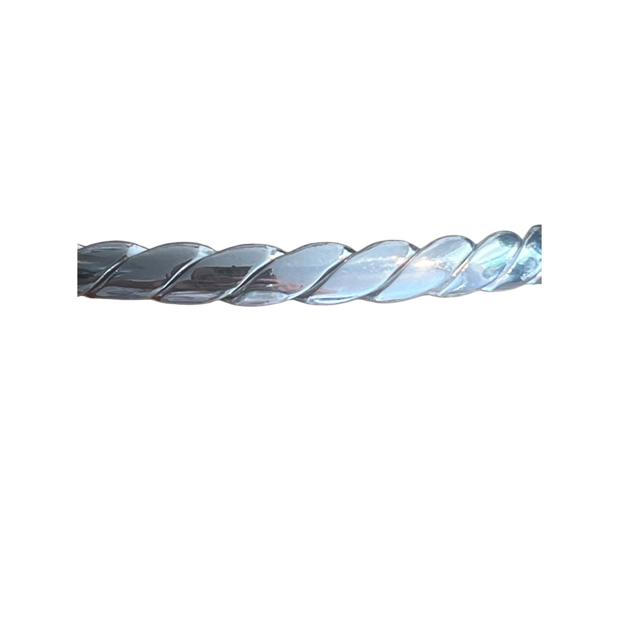 Monet Vintage Monet Silver Tone Twisted Bangle Bracelet Layer Stac Size ONE SIZE - 2 Thumbnail