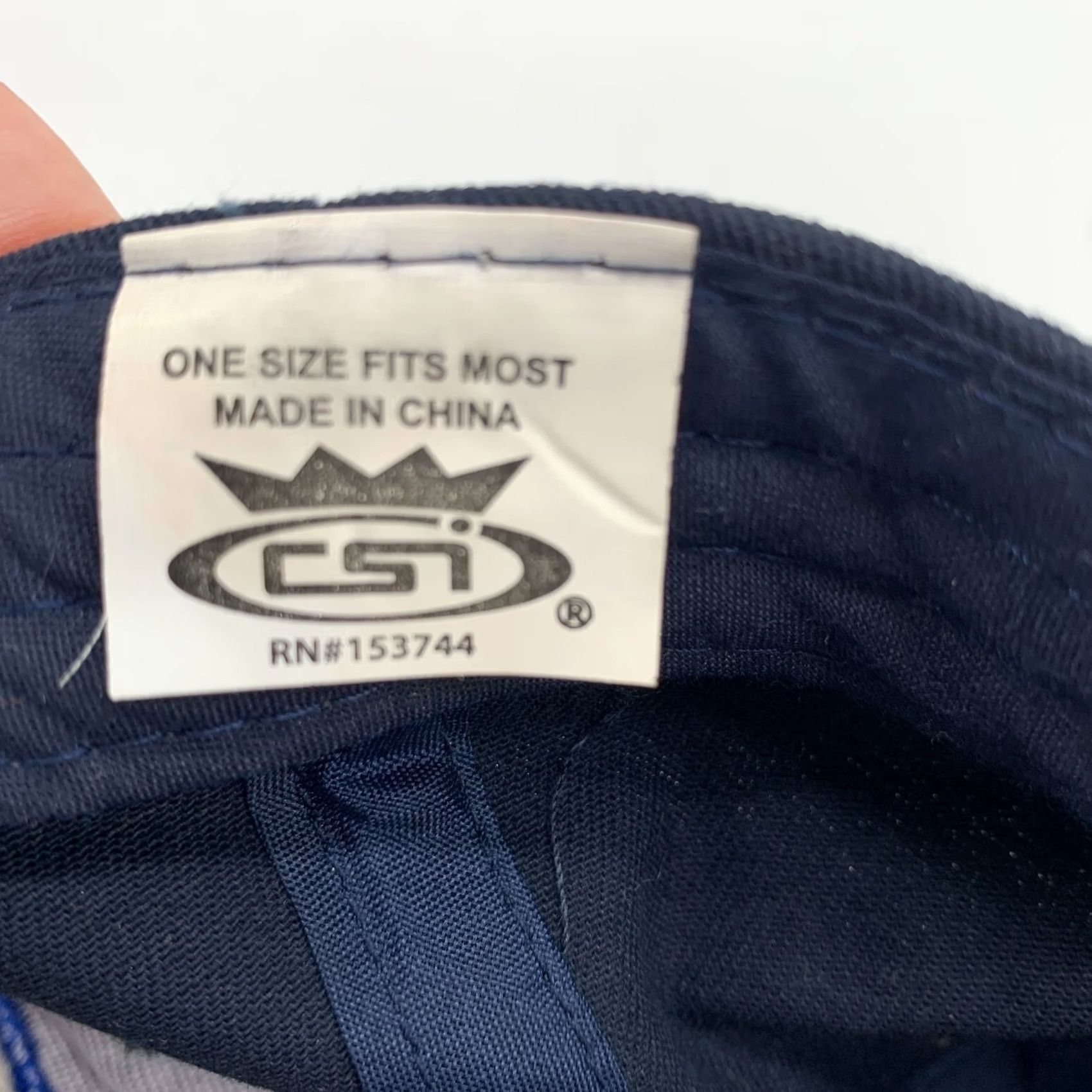 Vintage CSI Baseball Cap Black Men One Size Adjustable Cap Mens Baseball Hat Size ONE SIZE - 5 Thumbnail