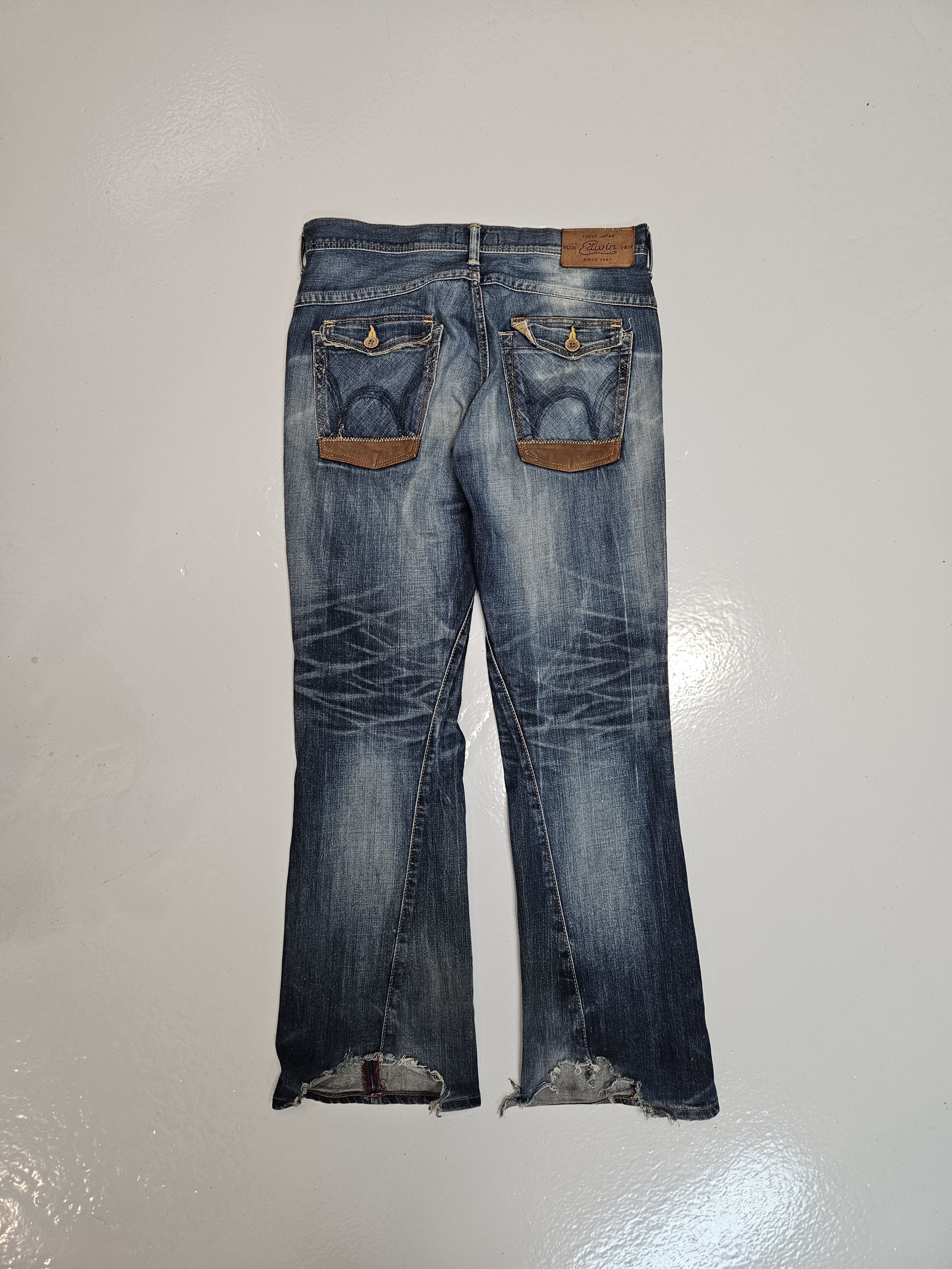 Edwin Edwin blue trip distressed washed bootcut denim Size US 34 / EU 50 - 2 Thumbnail