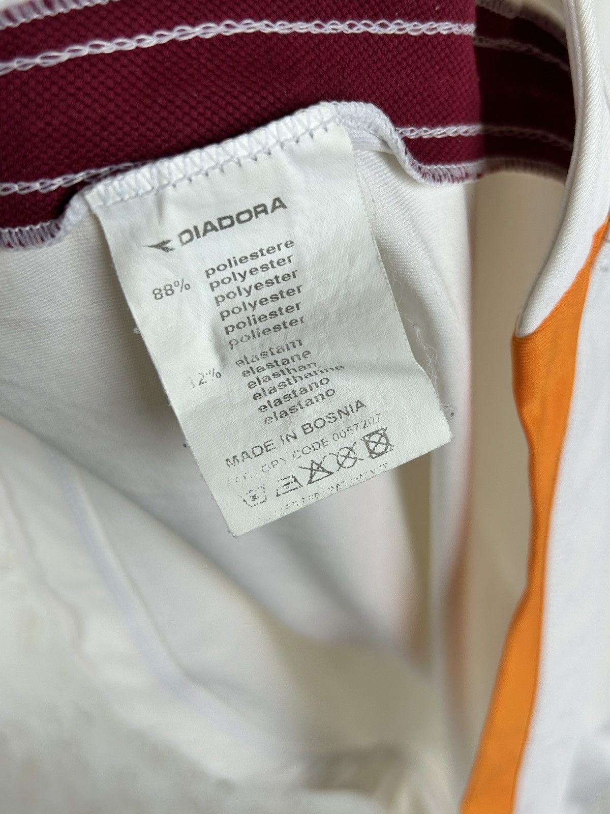 Diadora Vintage Diadora AS Roma 2006 Away Kit Soccer Jersey Size US M / EU 48-50 / 2 - 10 Thumbnail