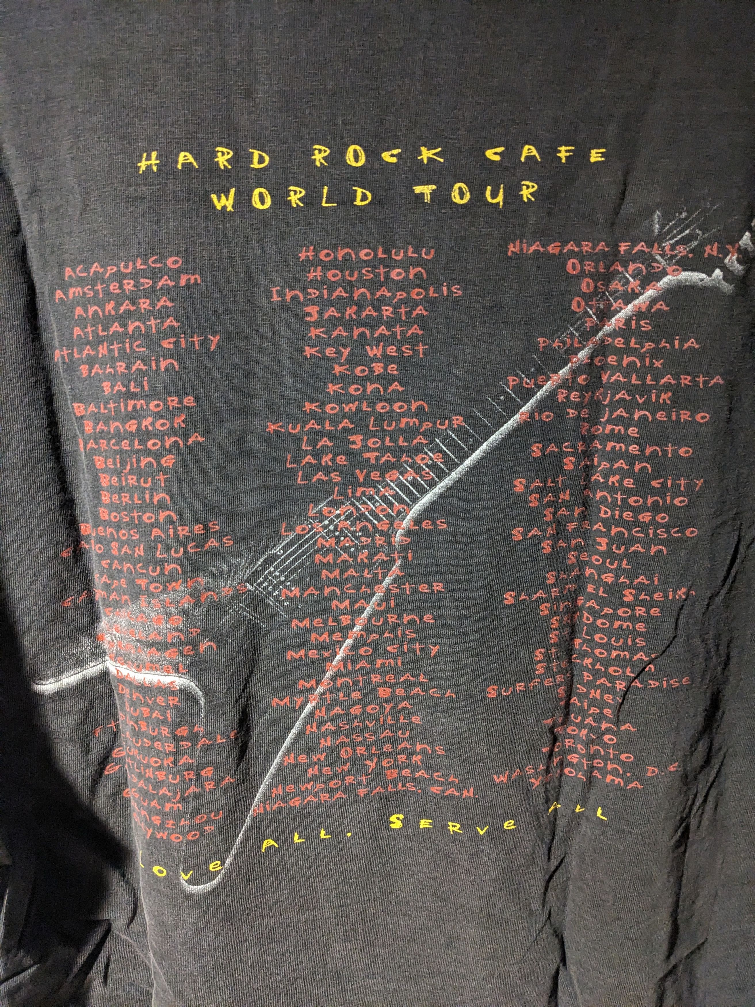 Hard Rock Cafe × Vintage Vintage 90s Hard Rock Cafe Music for Life Gatlinburg T-Shirt Size US L / EU 52-54 / 3 - 7 Thumbnail
