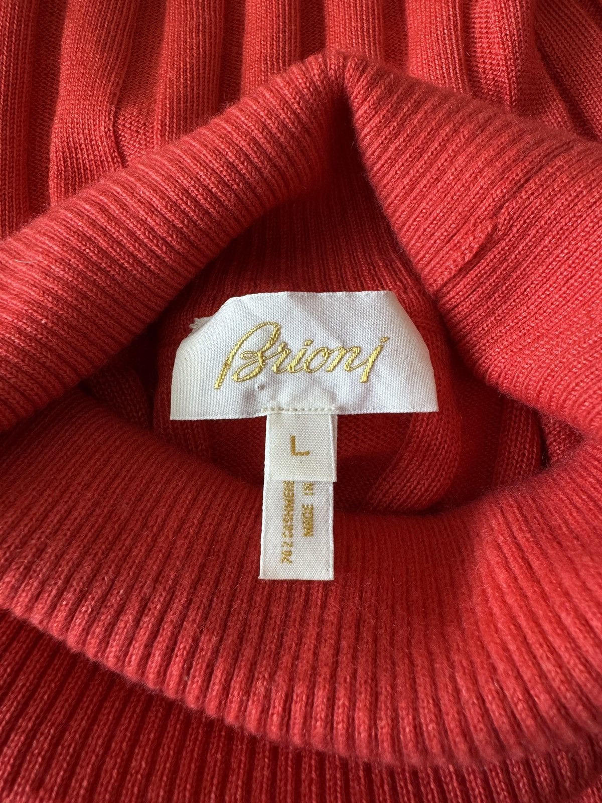 Brioni 🔥🔥 Brioni Coral Roll-Neck Cashmere Sweater Size US L / EU 52-54 / 3 - 5 Thumbnail