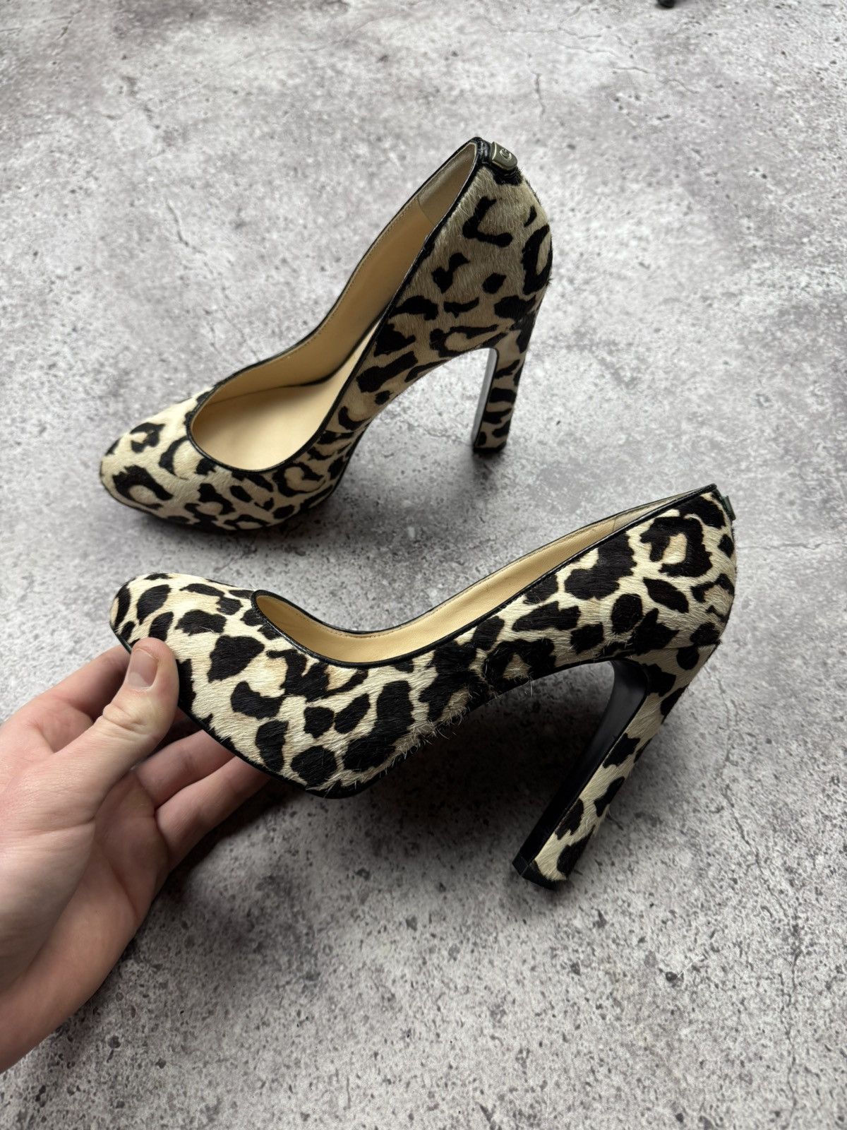 Guess Avant Garde Japanesse Leopard Printed Hells Y2K Boots 00’s Size US 7 / IT 37 - 8 Thumbnail