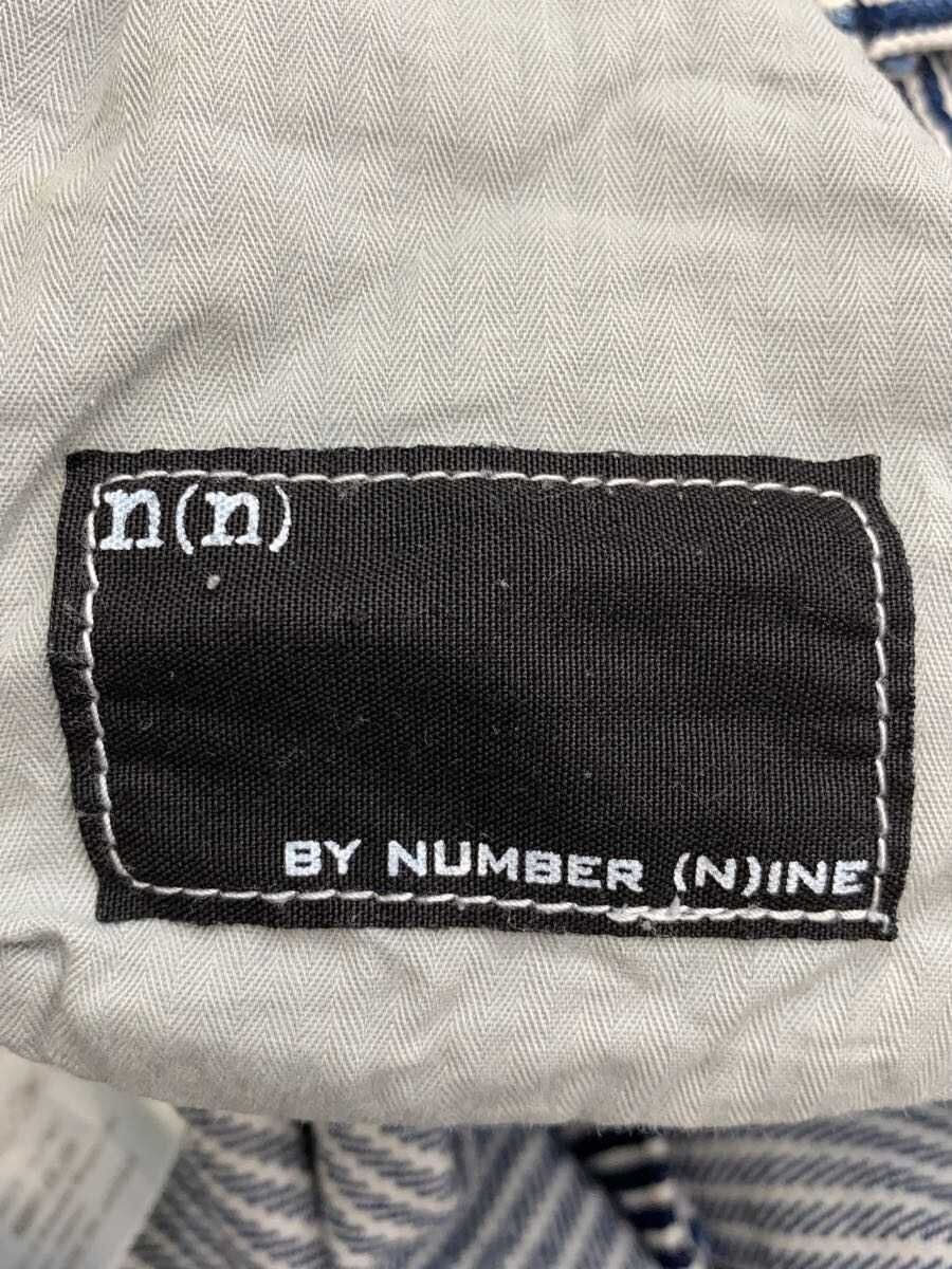 Number (N)ine Distressed Repair Striped Denim Jeans Size US 35 - 4 Thumbnail
