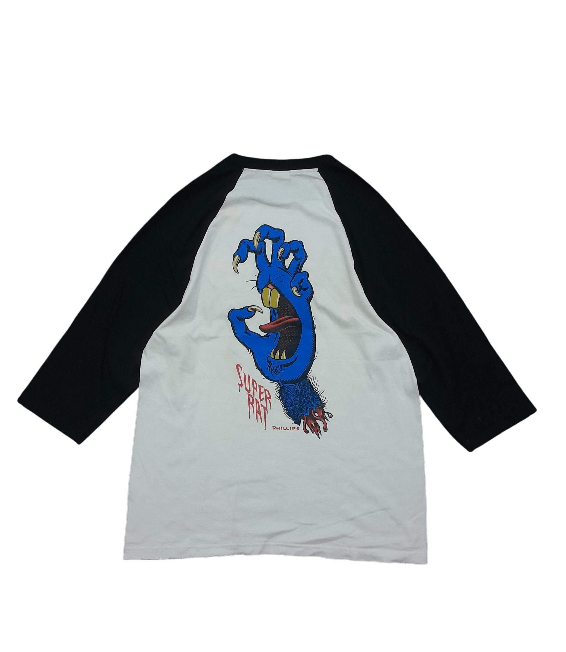 Santa Cruz Skateboards Pistol pocket jim phillip design super rat raglan shirt Size US M / EU 48-50 / 2 - 1 Thumbnail