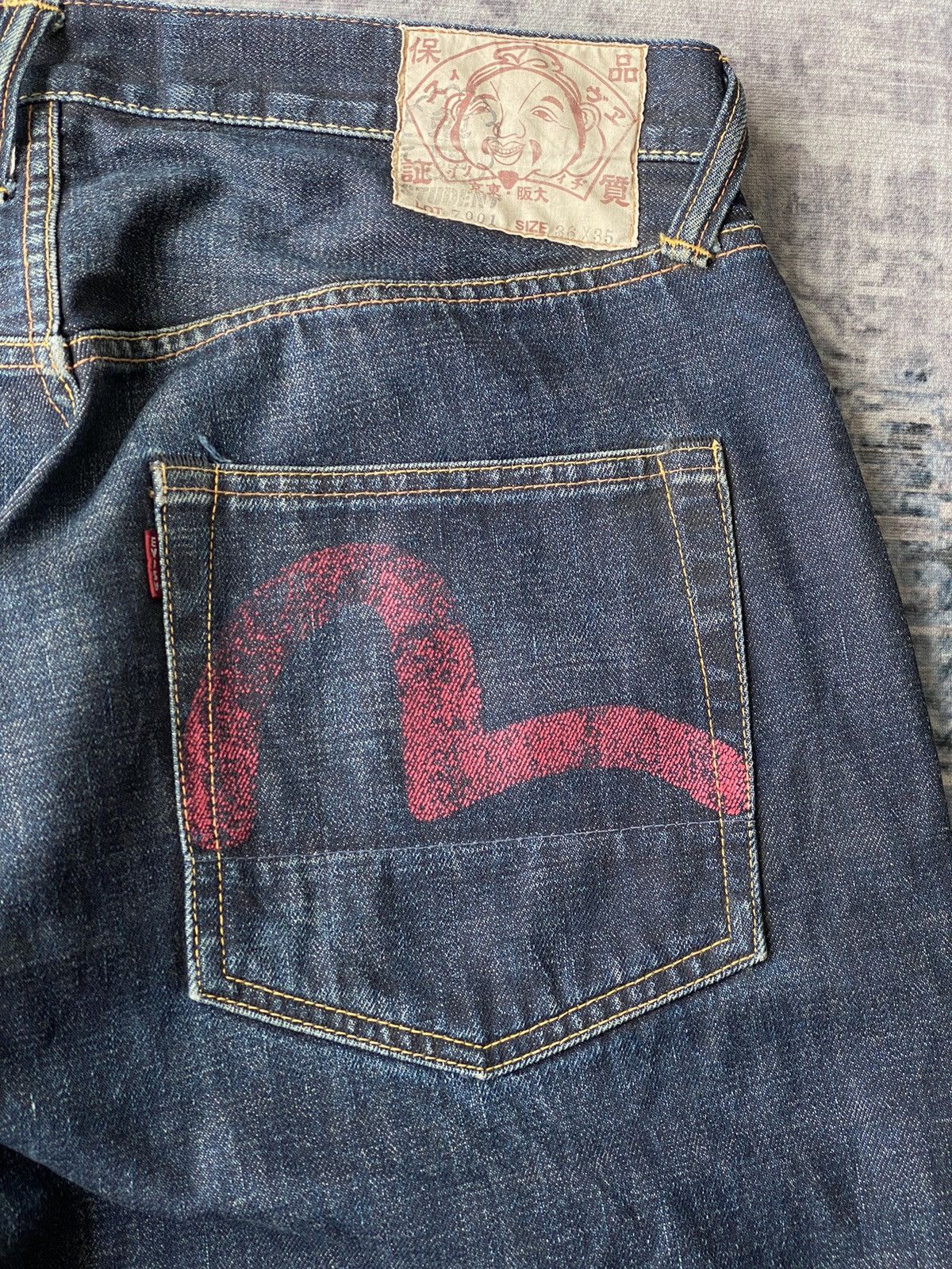 Evisu Vintage Evisu Daicock Painted Baggy Denim / Travis l Scott Size US 34 / EU 50 - 6 Thumbnail