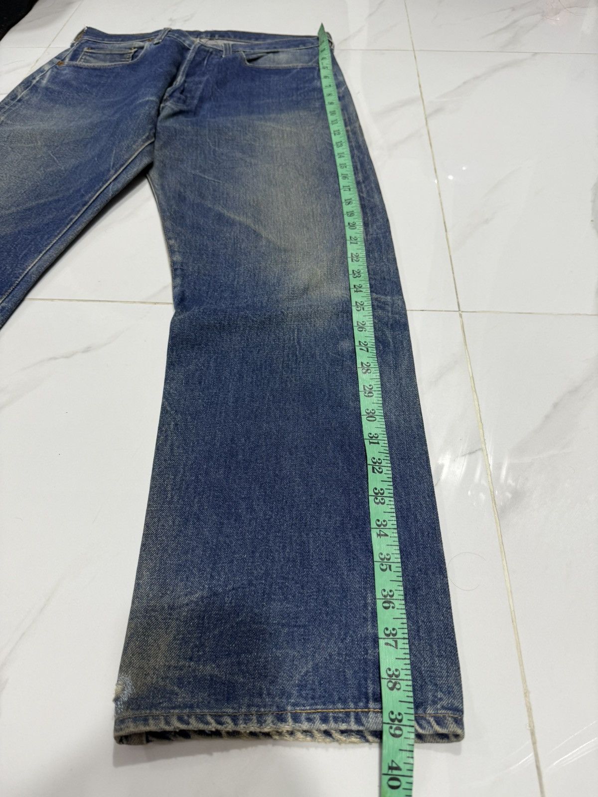 Levi's Vintage 80s Levis 501 Redline Size US 32 / EU 48 - 7 Thumbnail