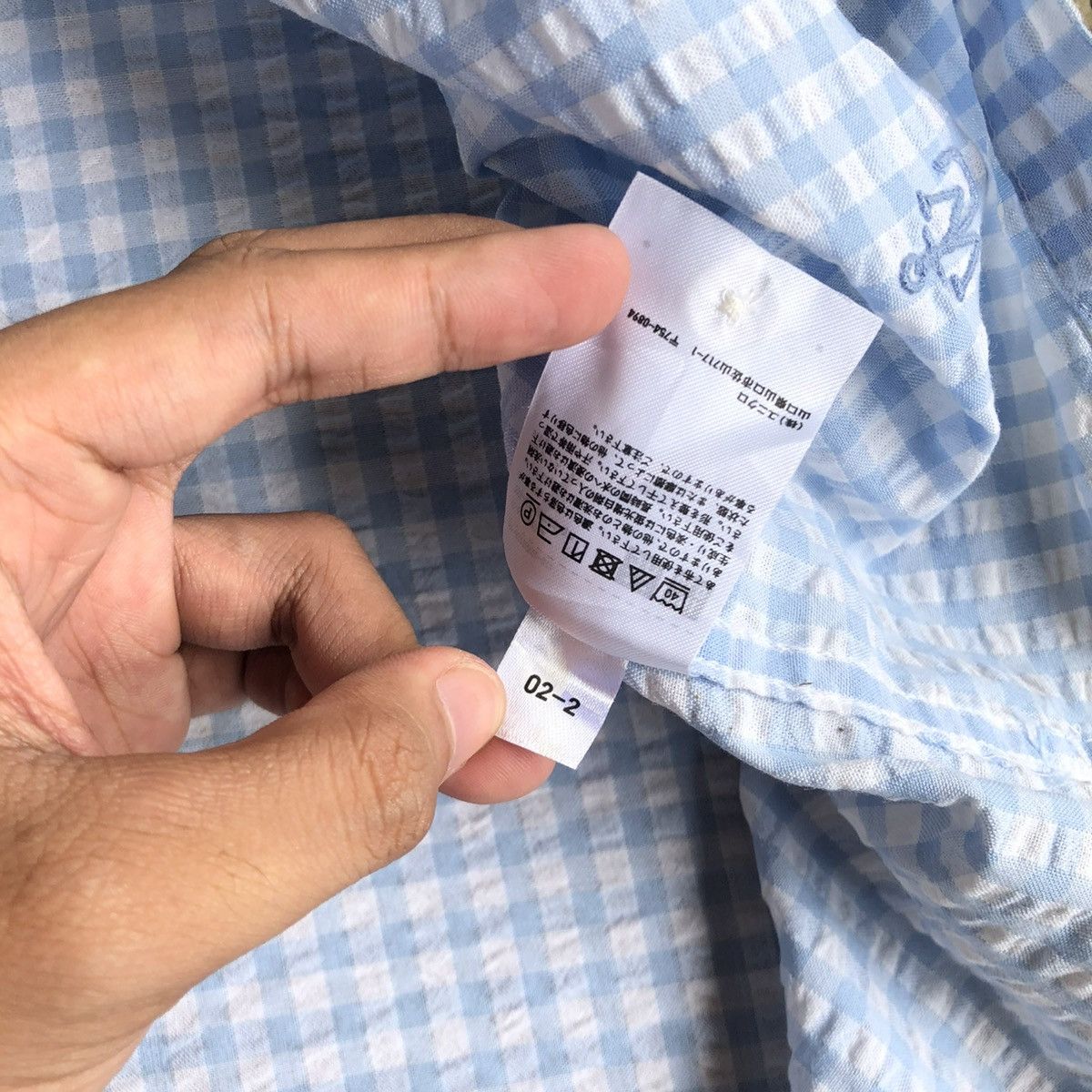 JW Anderson × Uniqlo Uniqlo X JW Anderson Square Motif Button Up Shirt Blue Size US XXL / EU 58 / 5 - 11 Thumbnail