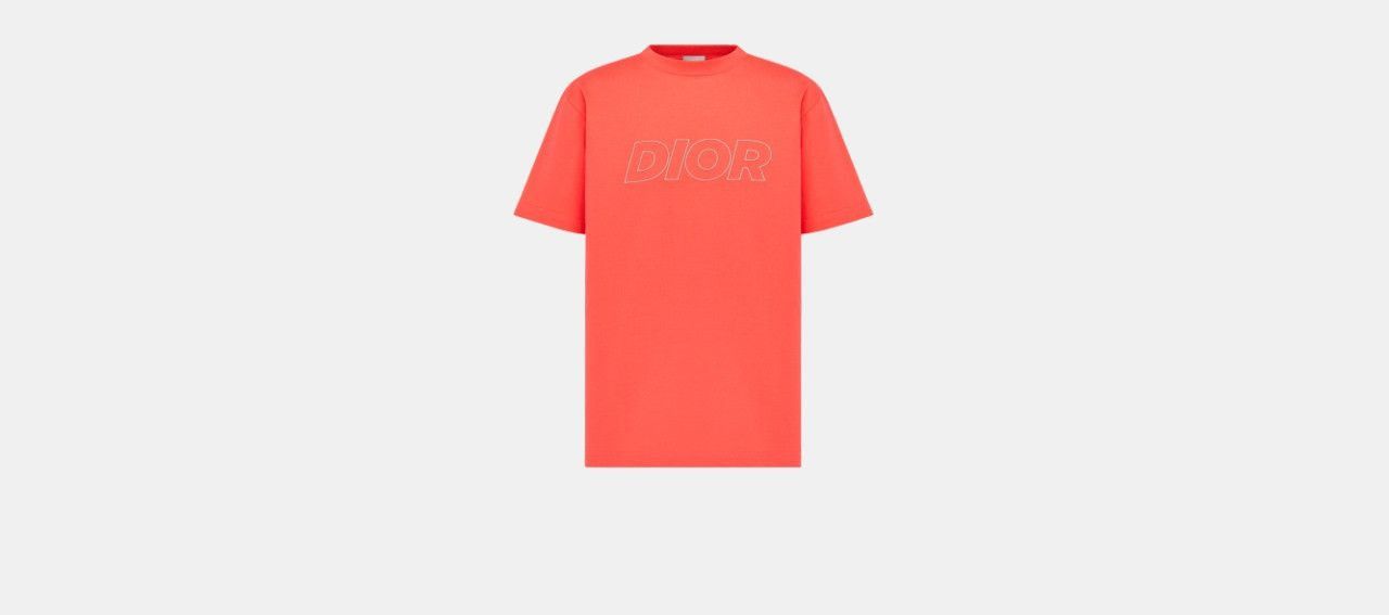 Relaxed-Fit T-Shirt Coral Cotton Jersey Coral