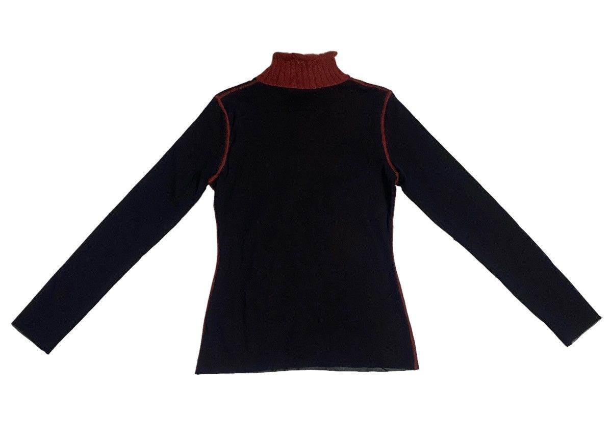 Designer × Jean Paul Gaultier Jean Paul GAULTIER FEMME Logo Embroidery Layered Mesh Top Size S / US 4 / IT 40 - 10 Thumbnail