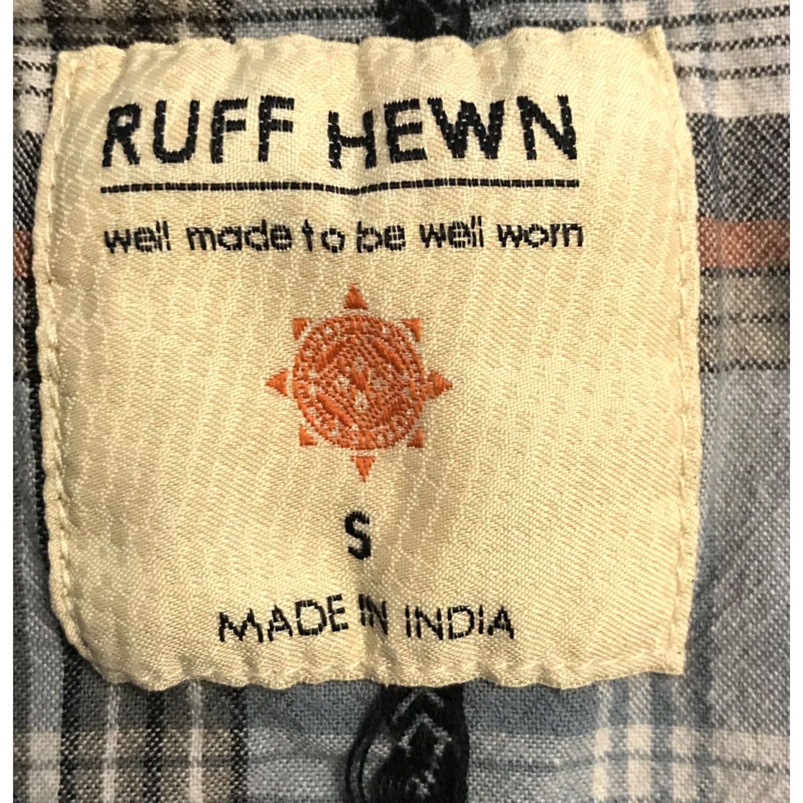 Vintage Ruff Hewn Plaid Shirt Small Blue White Long Sleeve Collared Pearl Snap Western 352 Womens Blouse Pockets Vintage: No Size S / US 4 / IT 40 - 3 Thumbnail