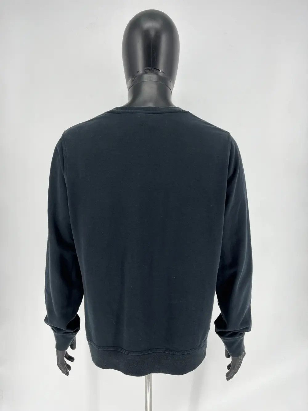Nike × Vintage Vintage Nike Black Embroidery Logos Sweatshirt Crazy Style Size US L / EU 52-54 / 3 - 9 Thumbnail