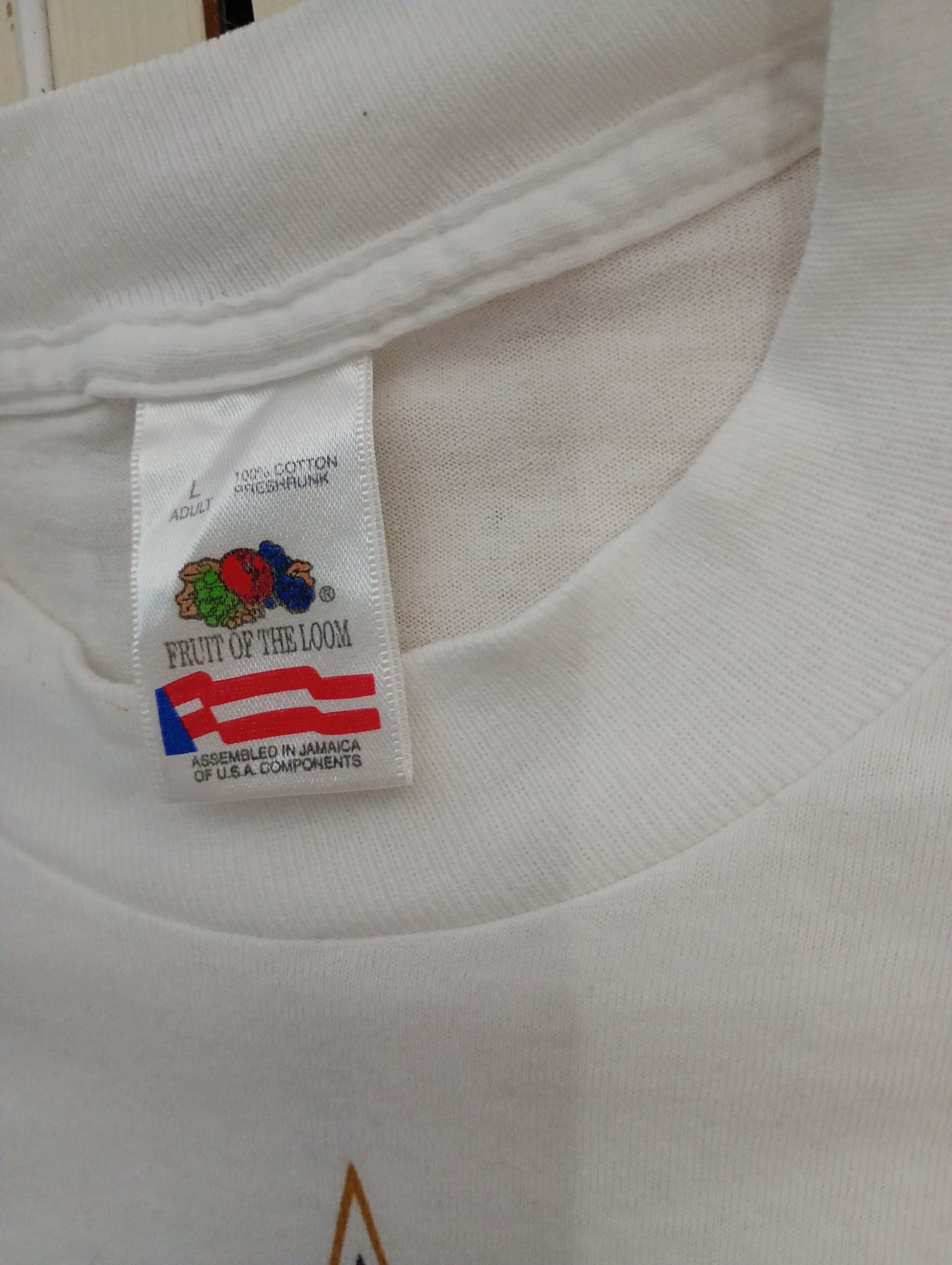 Fruit Of The Loom Lone Star Fruit Of The Loom T-Shirt Vintage 90's Size US L / EU 52-54 / 3 - 7 Thumbnail
