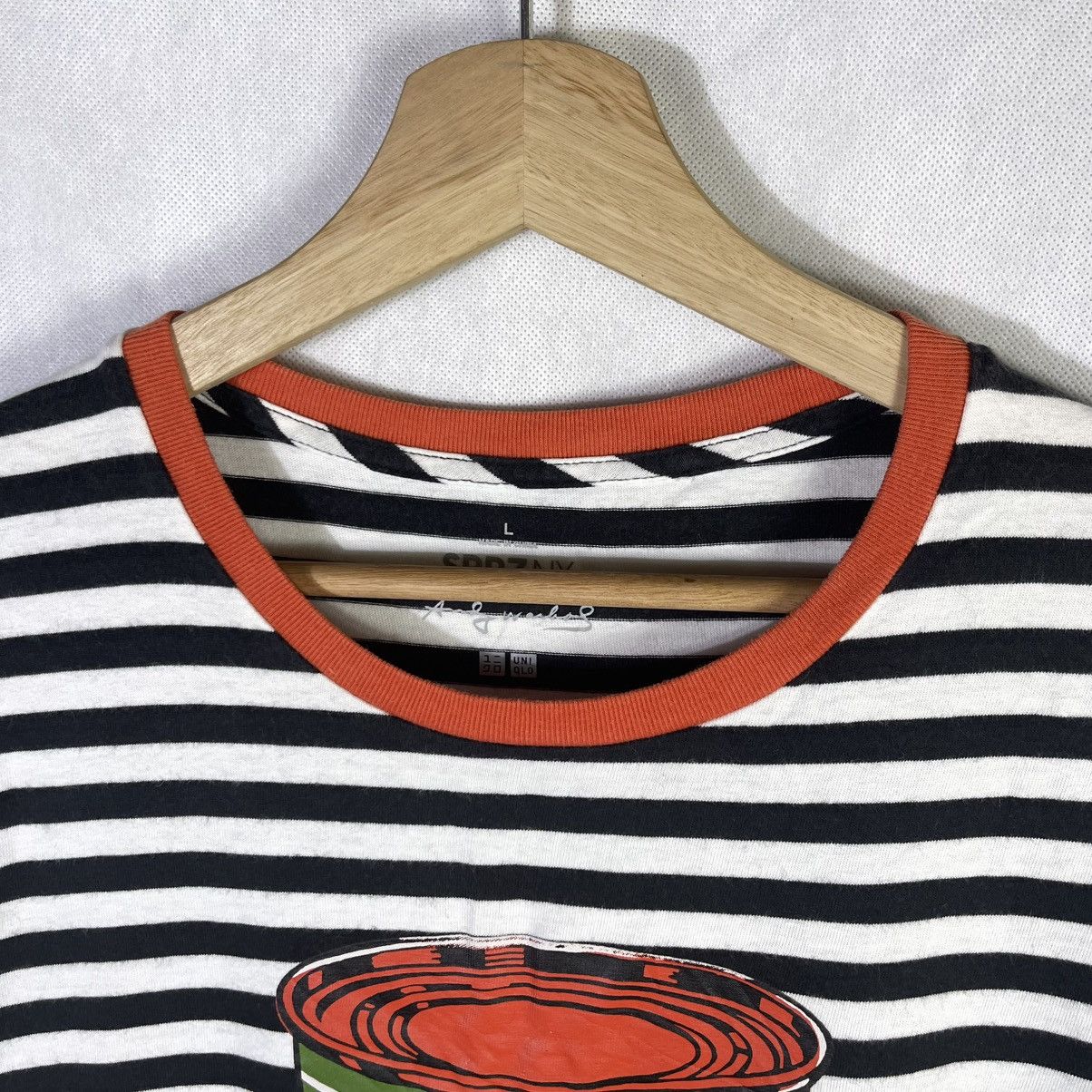 Andy Warhol Andy Warhol Campbell Soup x Uniqlo Pop Art Stripes Tshirt Size US L / EU 52-54 / 3 - 4 Thumbnail