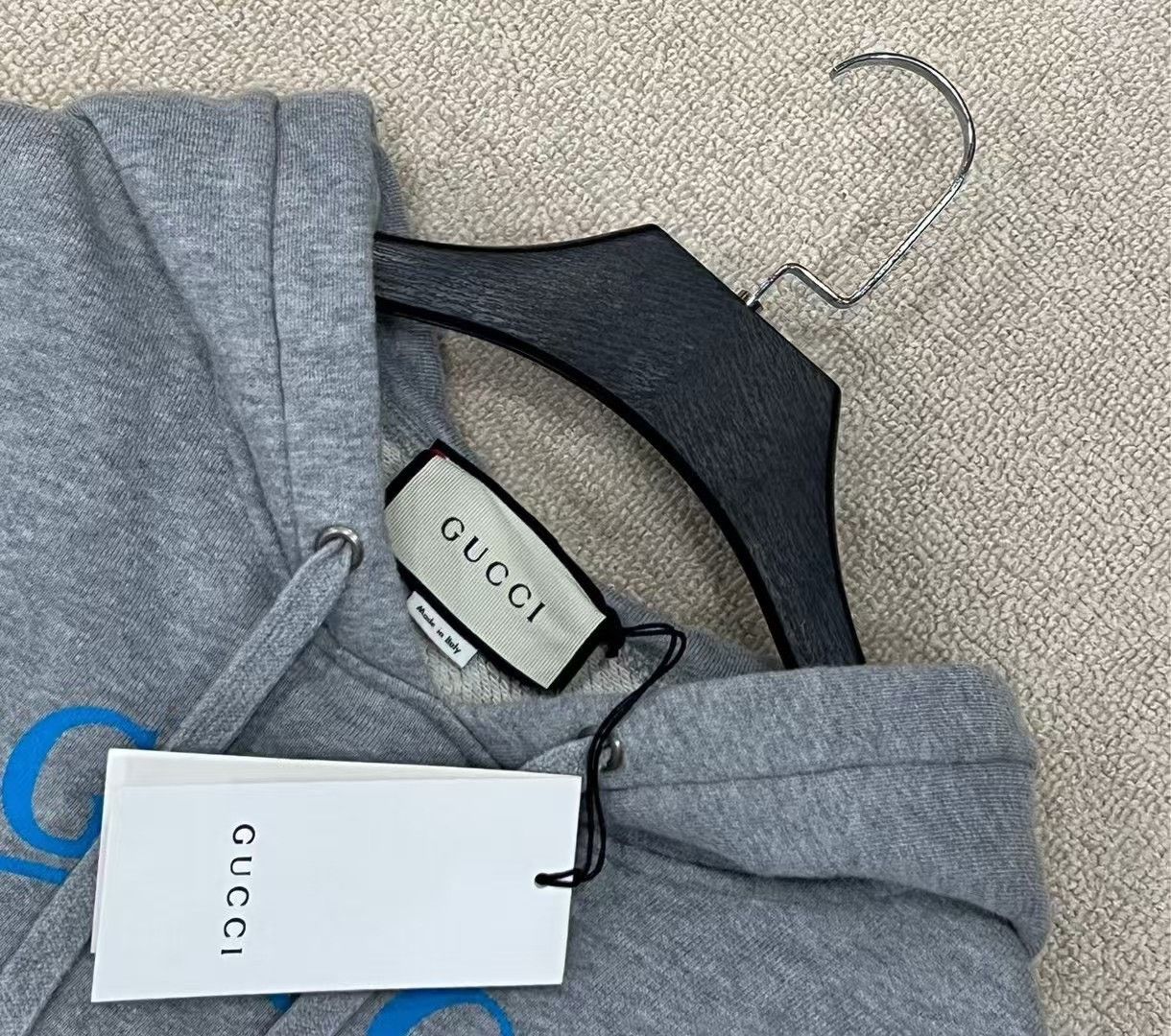 Gucci Gucci gray vintage record logo hoodie Size US XS / EU 42 / 0 - 2 Thumbnail
