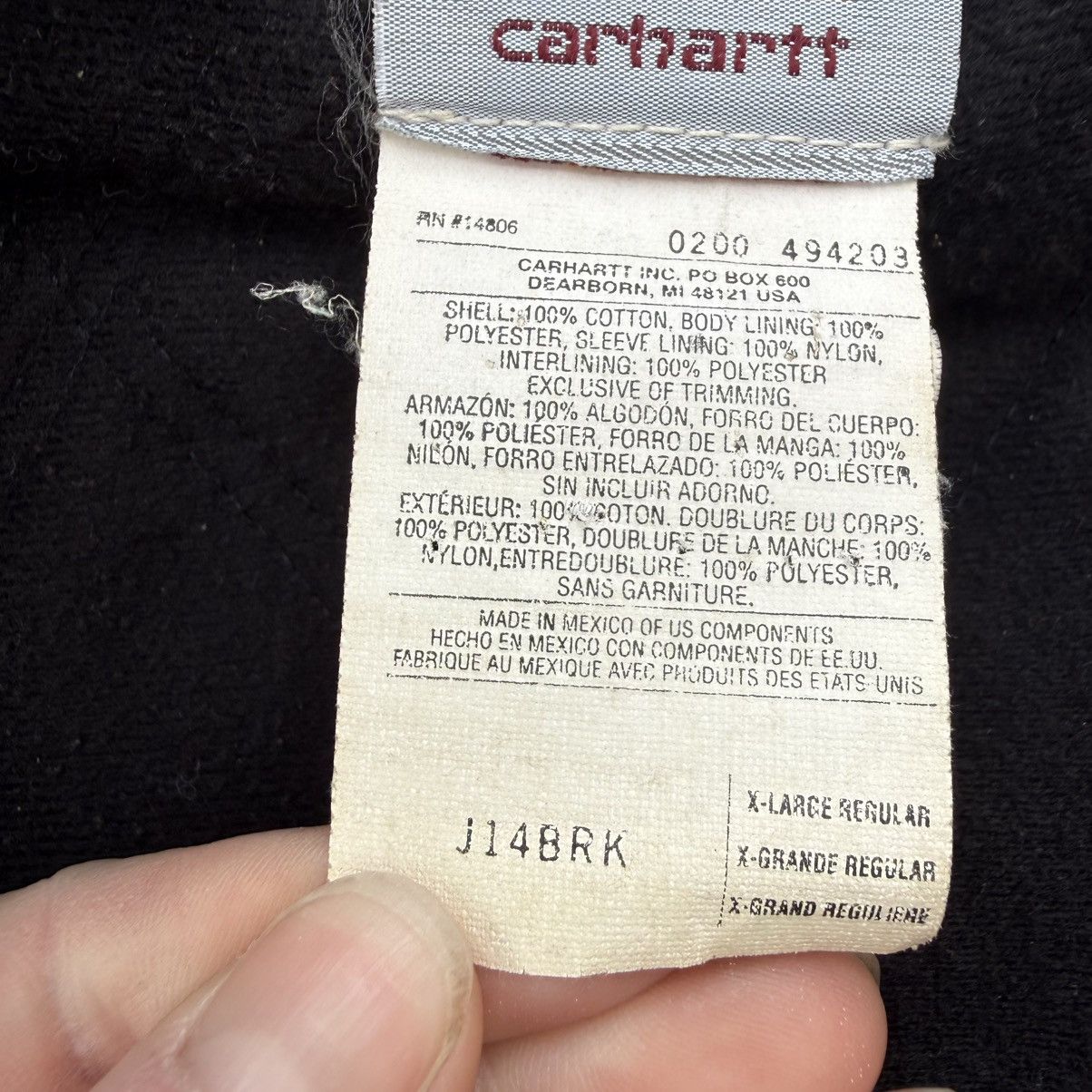 Carhartt Carhartt Men's Vintage Brick Red Santa Fe Jacket Size XL Size US XL / EU 56 / 4 - 4 Thumbnail