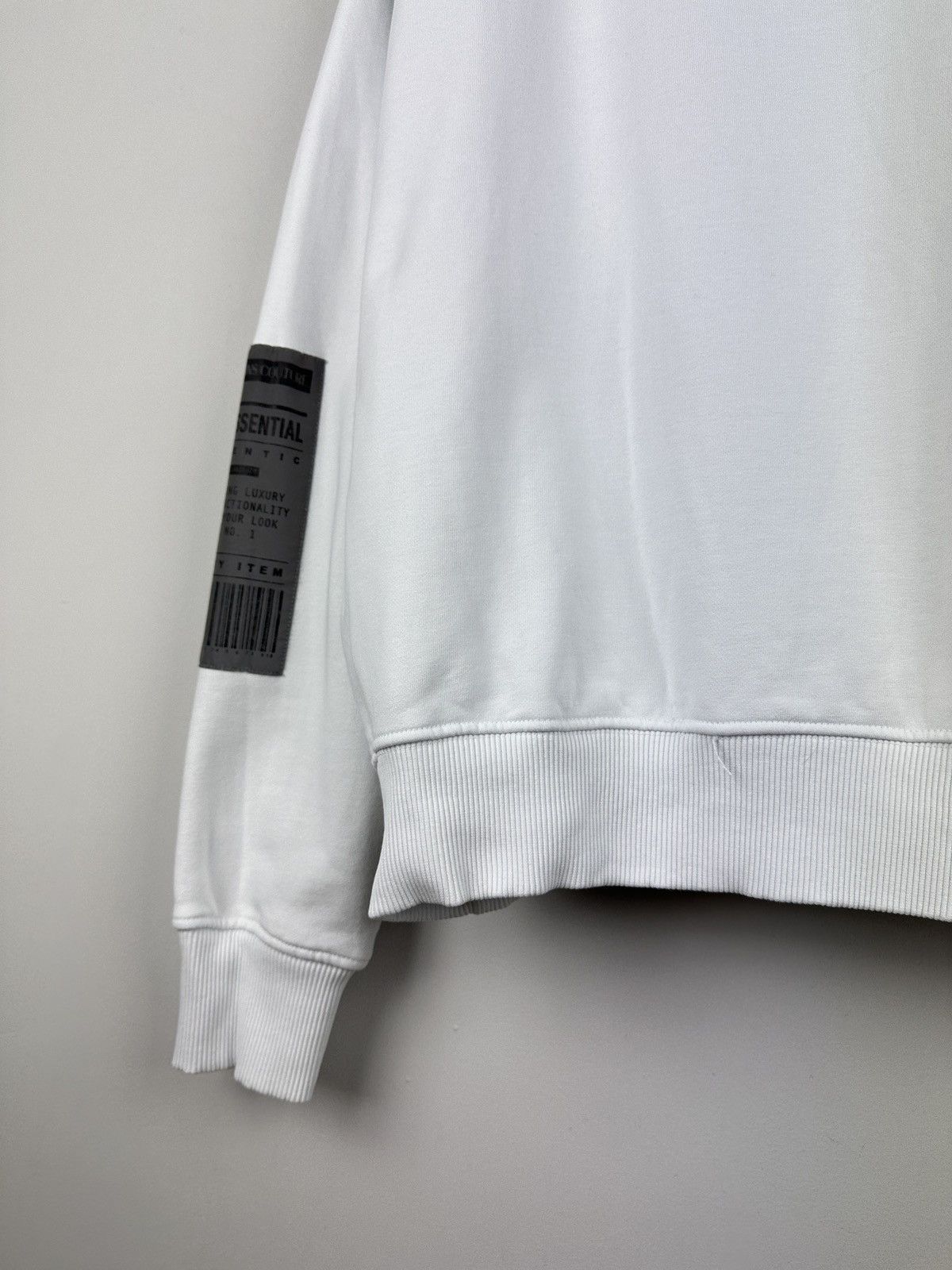 Versace × Versace Jeans Couture Versace Jeans Couture White Sweatshirt Reflective Logo Size US M / EU 48-50 / 2 - 19 Thumbnail