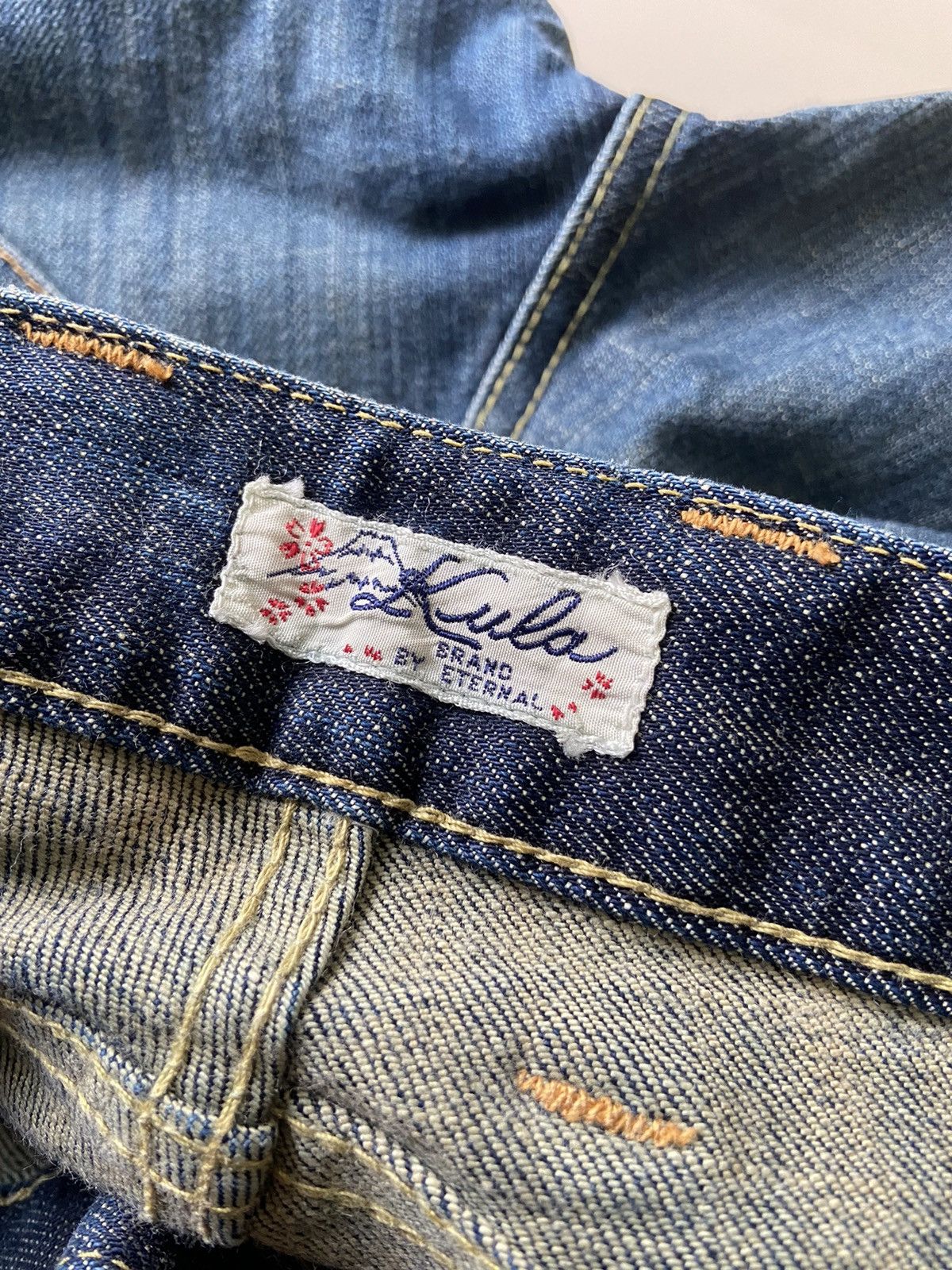 Eternal × If Six Was Nine × Japanese Brand Vintage Kula Brand By Eternal Japanese Motif Flare Pants Size US 32 / EU 48 - 7 Thumbnail