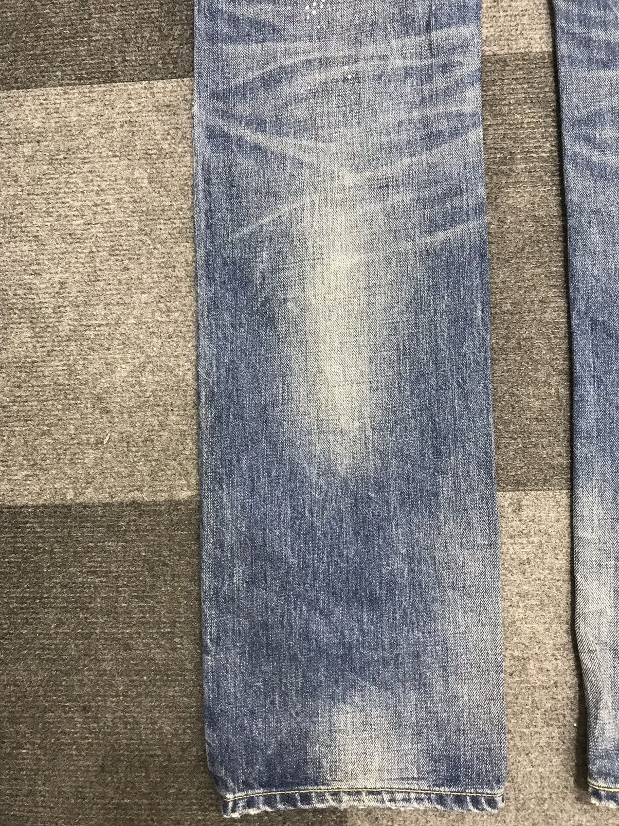 Japanese Brand 💥Insane 90s Style💥Red Card Stone Wash Fades Denim F454 Size US 32 / EU 48 - 15 Thumbnail