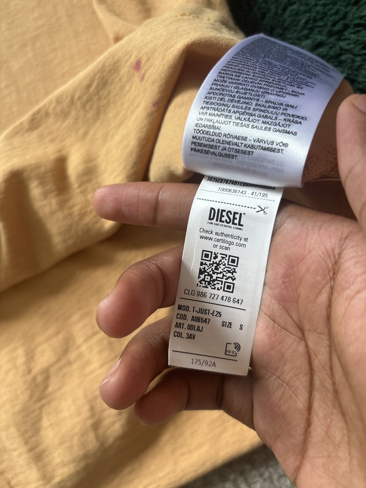 Diesel DIESEL T-SHIRT Size US S / EU 44-46 / 1 - 2 Thumbnail