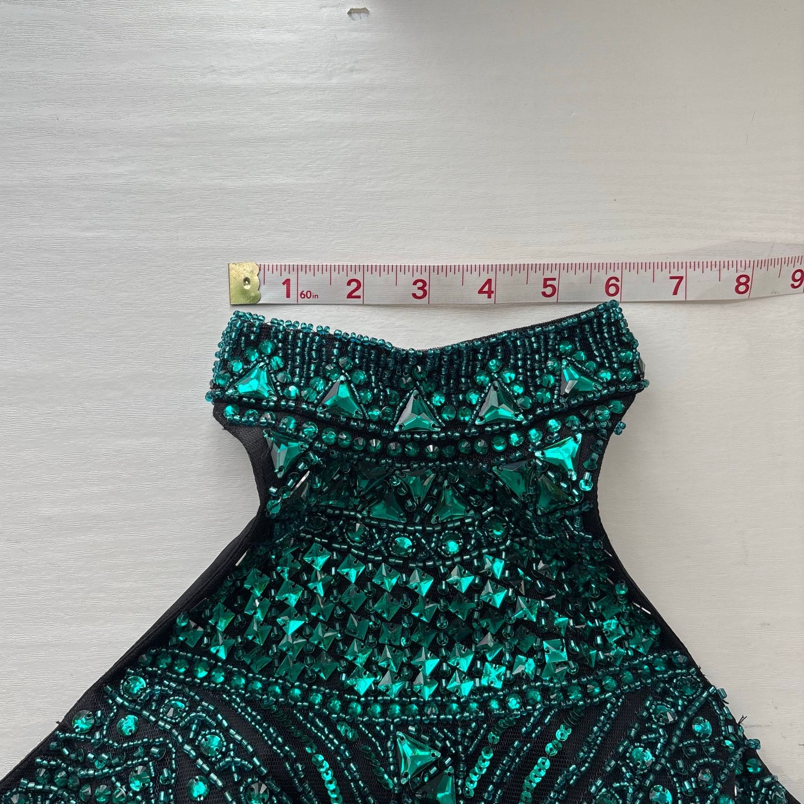 Other Milano Formals Emerald Sequin Halter Prom Dress 2 Size XS / US 0-2 / IT 36-38 - 6 Thumbnail
