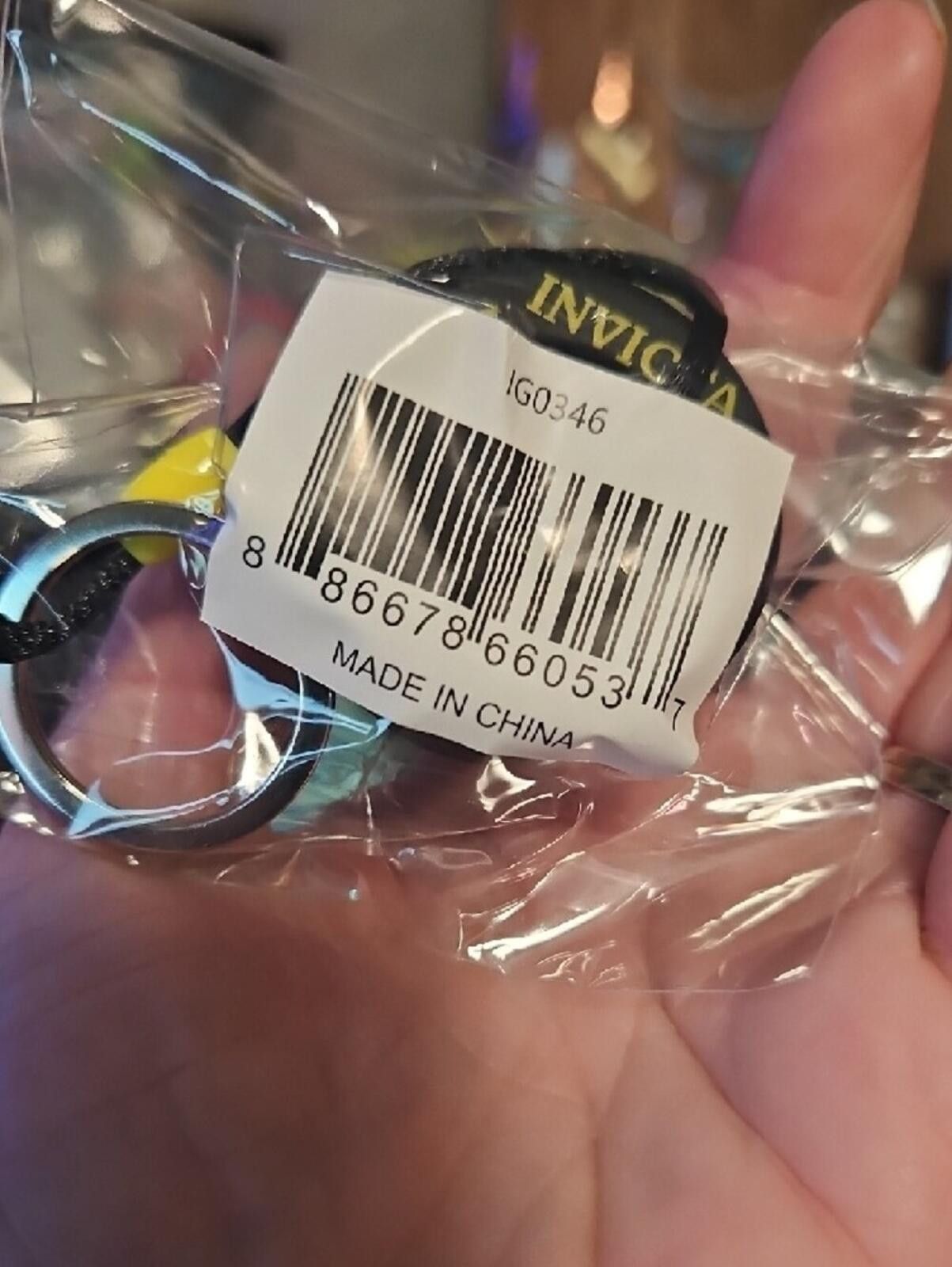 Invicta Invicta Black & Yellow Racing Tire Keyring Size ONE SIZE - 4 Thumbnail