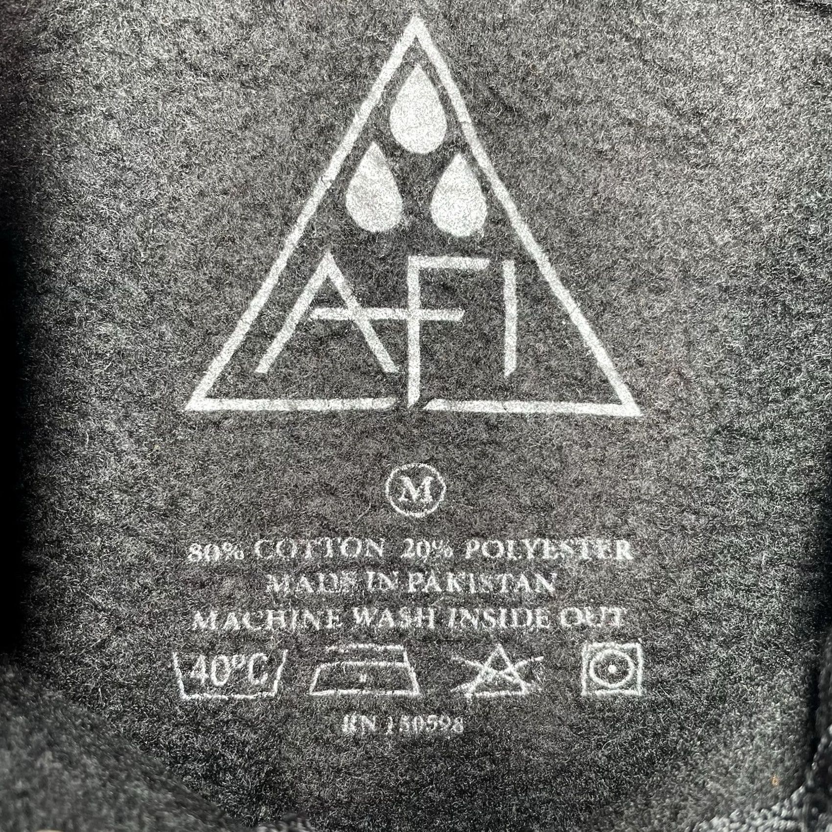 Vintage AFI Hoodie Men’s Medium Full Zip A Fire Inside Davey Havok Vegan Drug Free Black Full Zip Men M & M Size US M / EU 48-50 / 2 - 3 Thumbnail