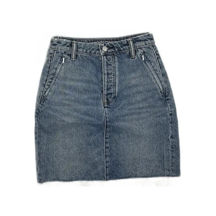 Alexander Wang Alexander Wang Zipper High-Waist Denim Skirt - Size 25" / US 0 / IT 36 - 2 Thumbnail