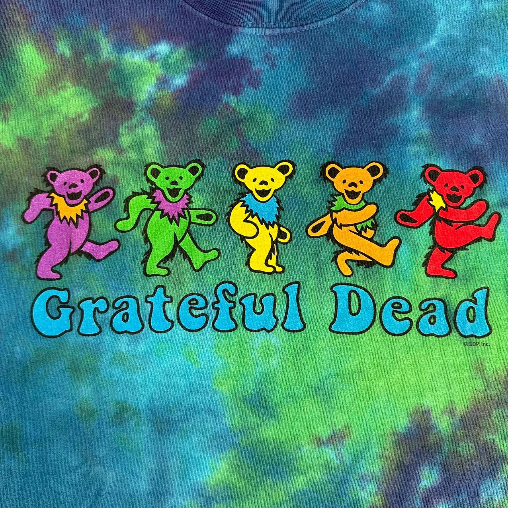 Grateful Dead × Liquid Blue Vintage Y2K Grateful Dead T-Shirt Bears Tie Dye Band Tee Size US L / EU 52-54 / 3 - 2 Thumbnail